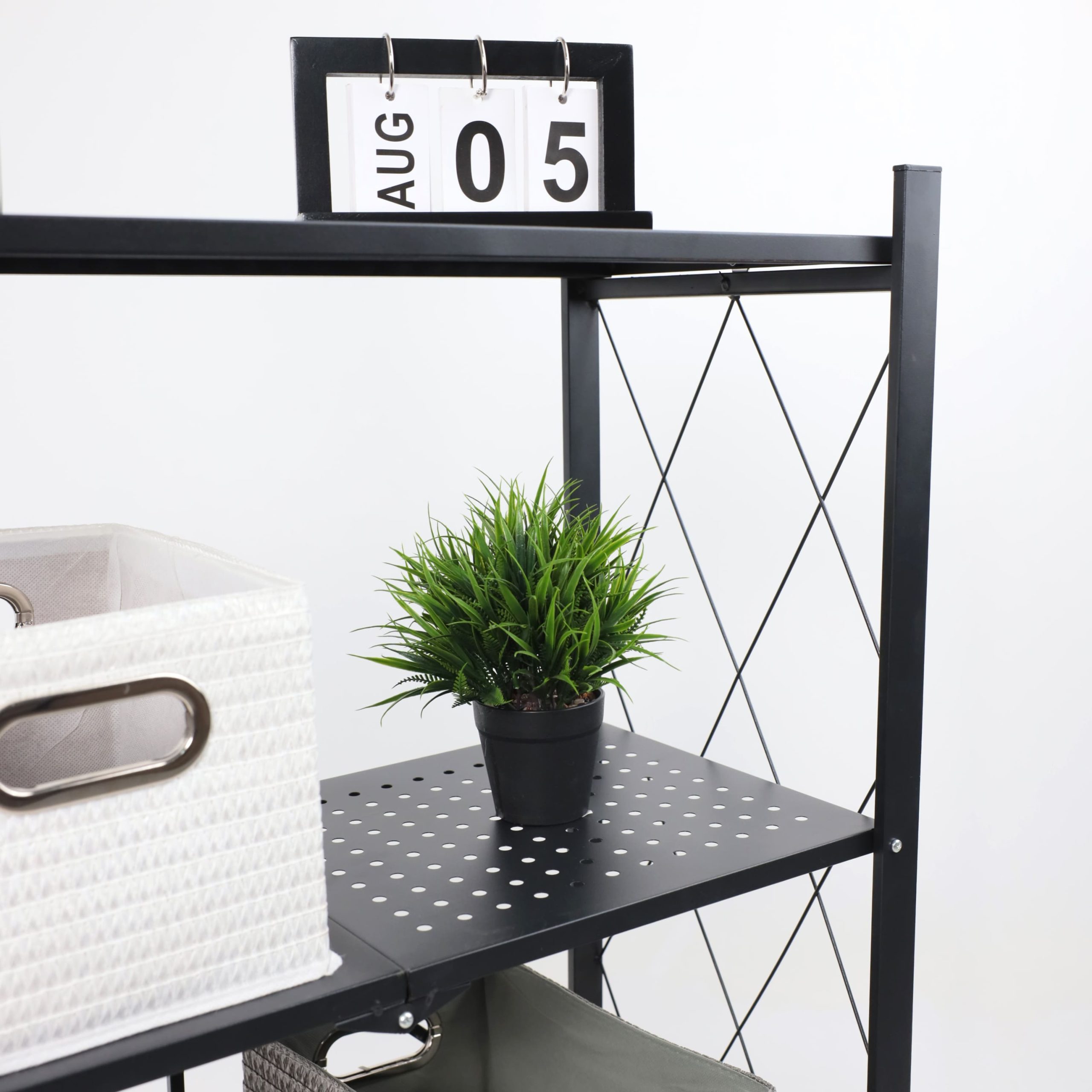 Стеллаж INFINITY, 700*340*1230мм, черный