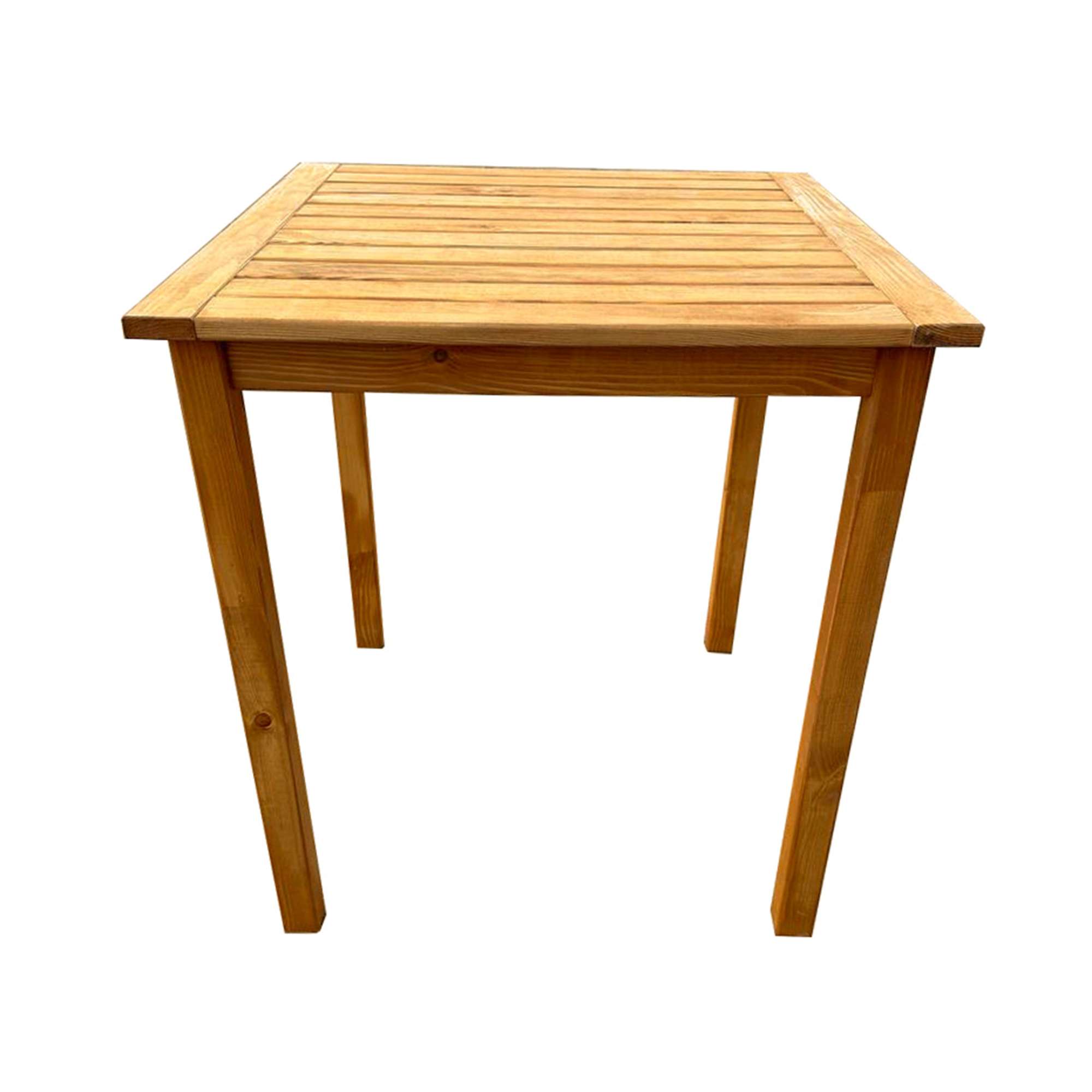 Стол стационарный 70*70см DYATEL, сосна (цвет дуб)