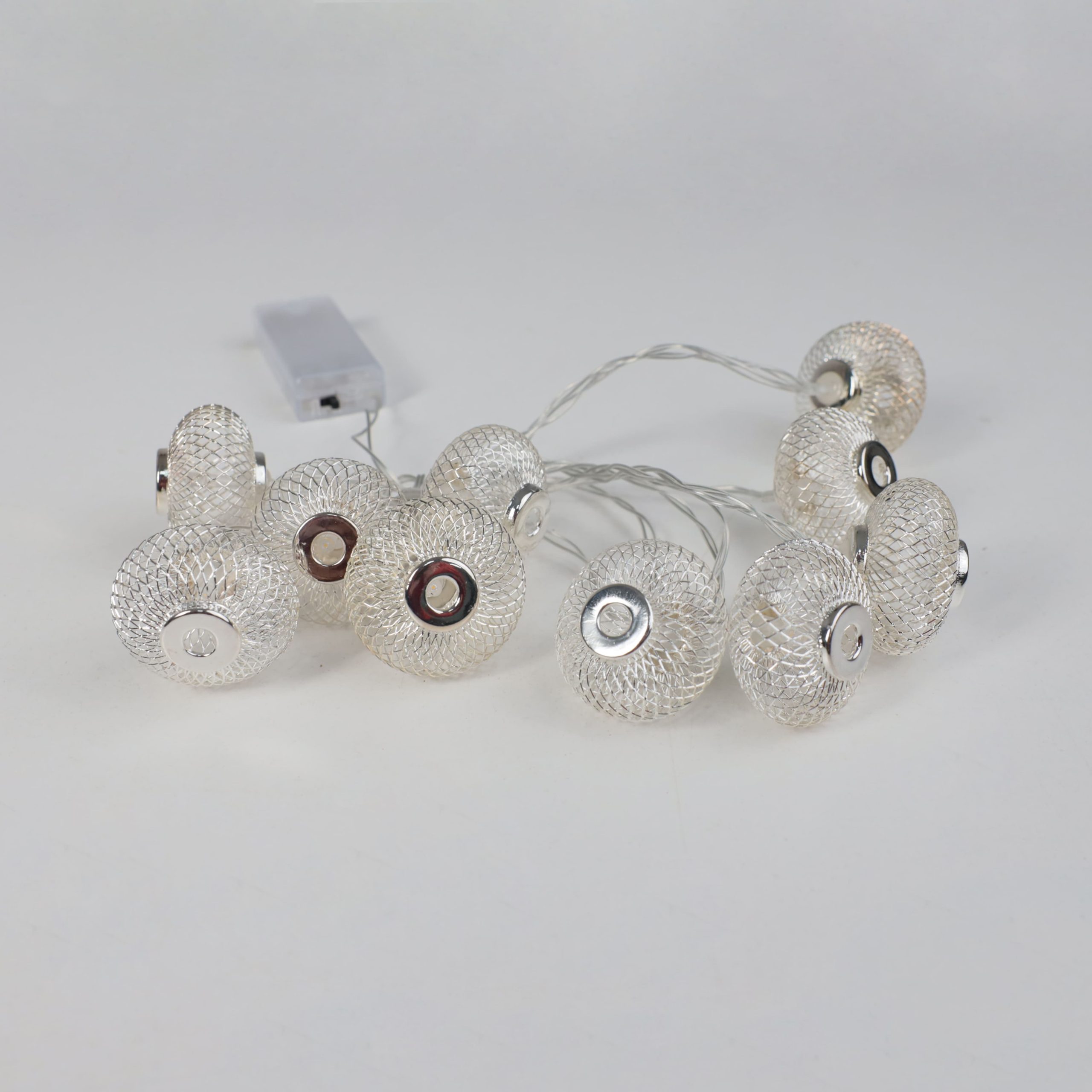 Светодиодная гирлянда AKS тип 3 ( Фонарики 10LED, 1.65м,  2АА )