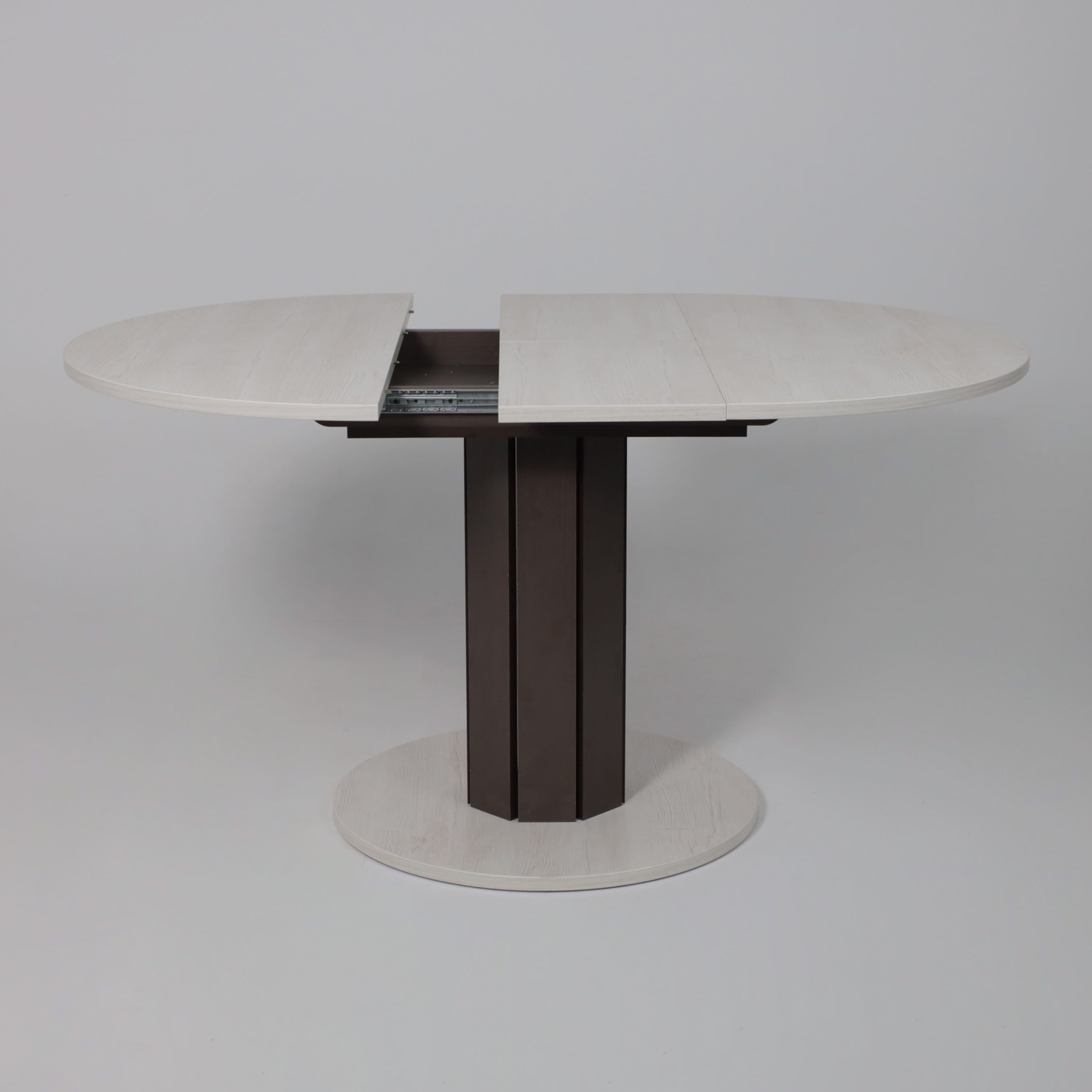 Стол раздвижной на опоре ONTARIO,1000(1300)*760*1000, (сосна каньон/коричневый)