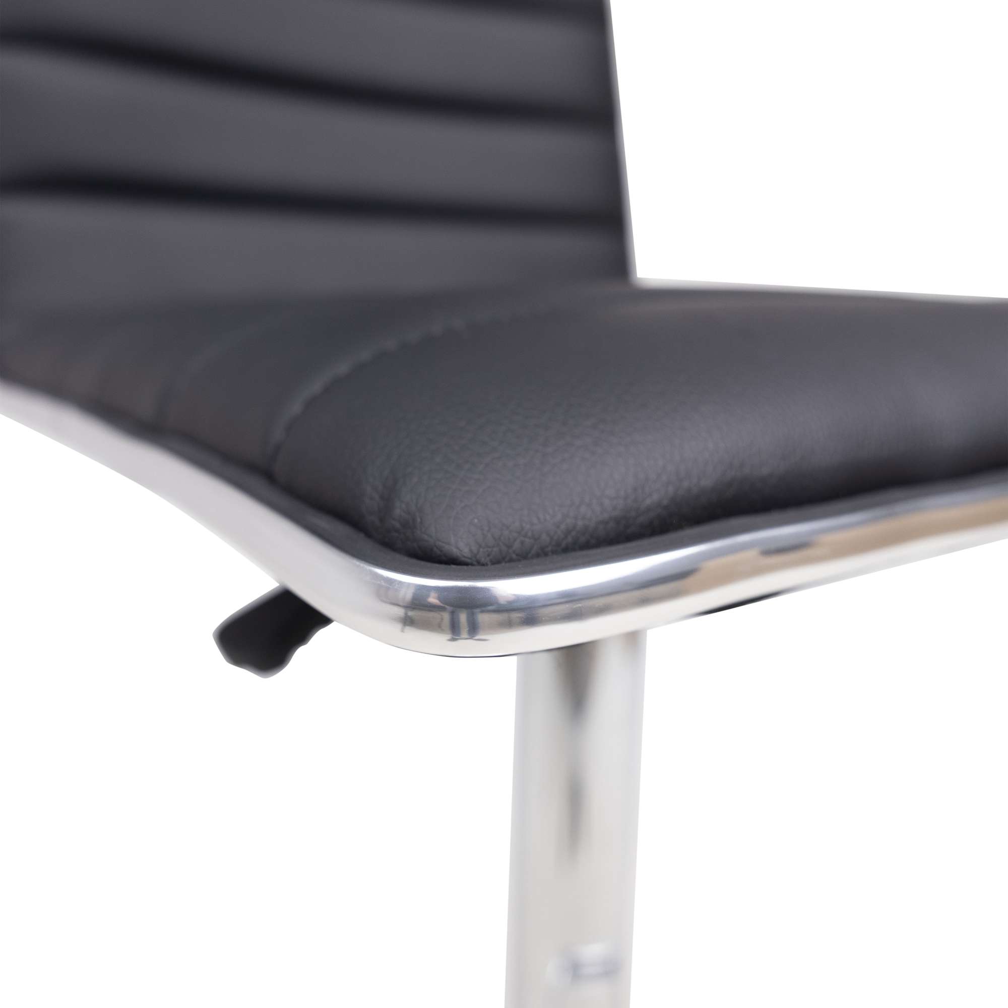 Стул барный DARSY, экокожа, черный/хром