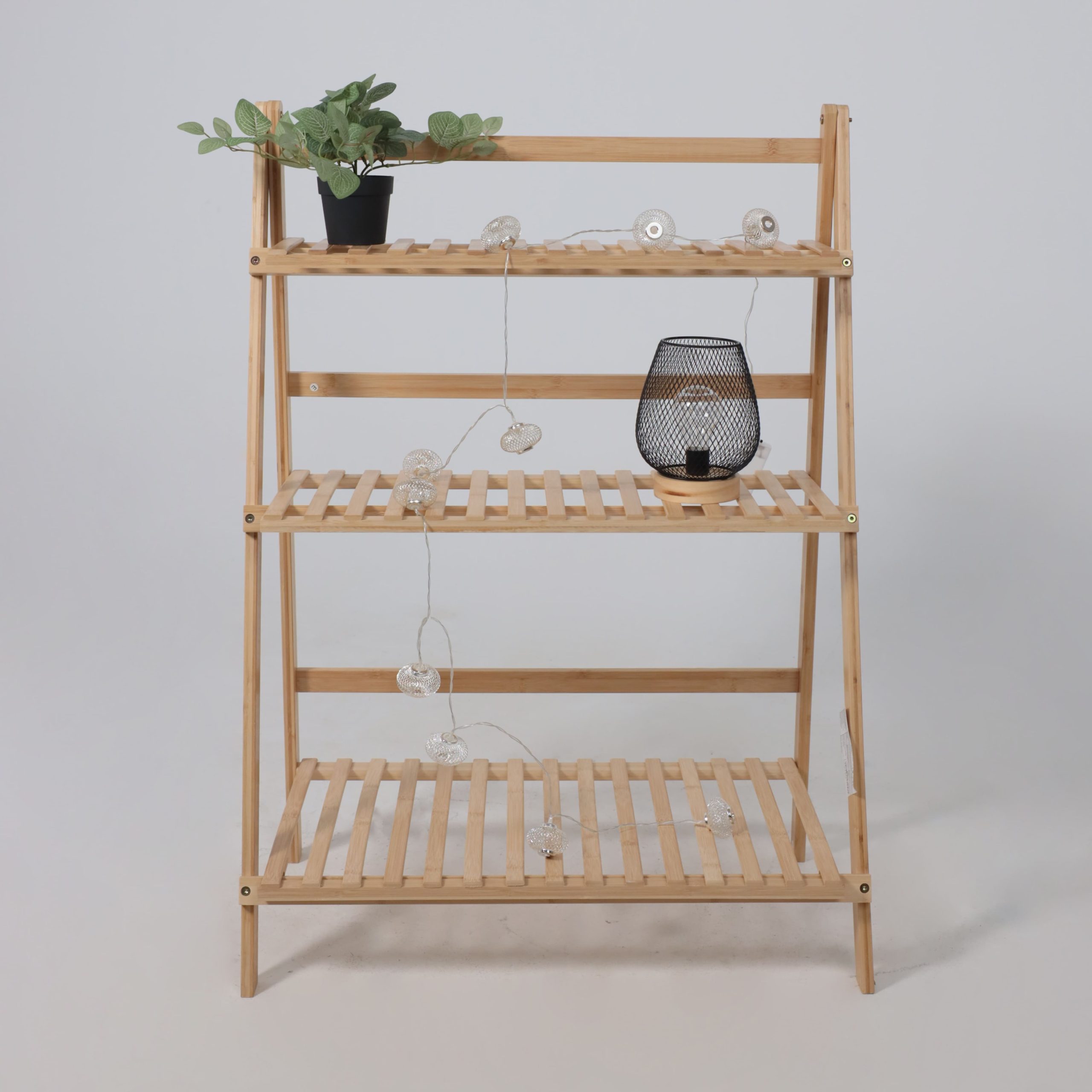 Светодиодная гирлянда AKS тип 3 ( Фонарики 10LED, 1.65м,  2АА )