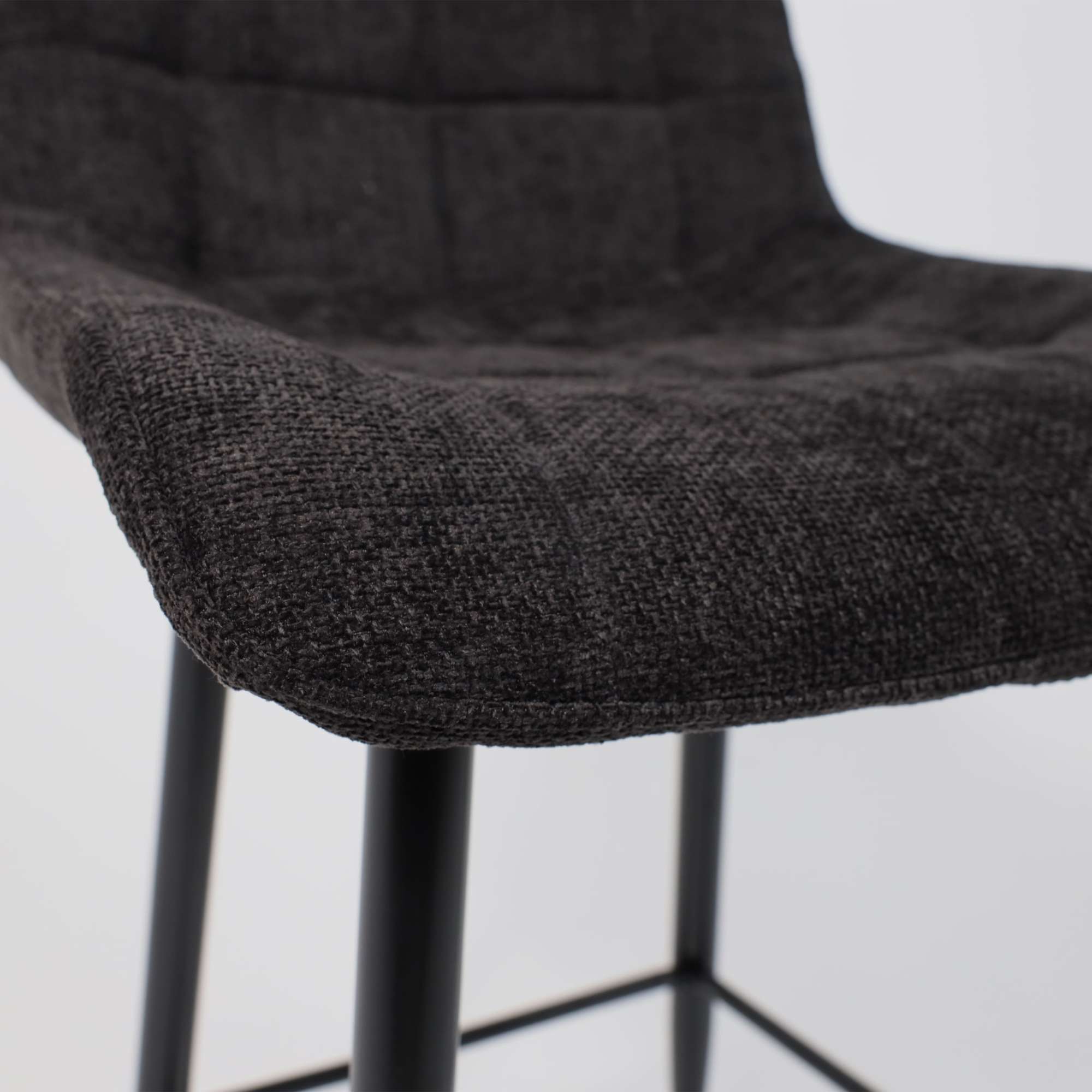 Стул BARON, барный, черный микровелюр CD2302-29/черный