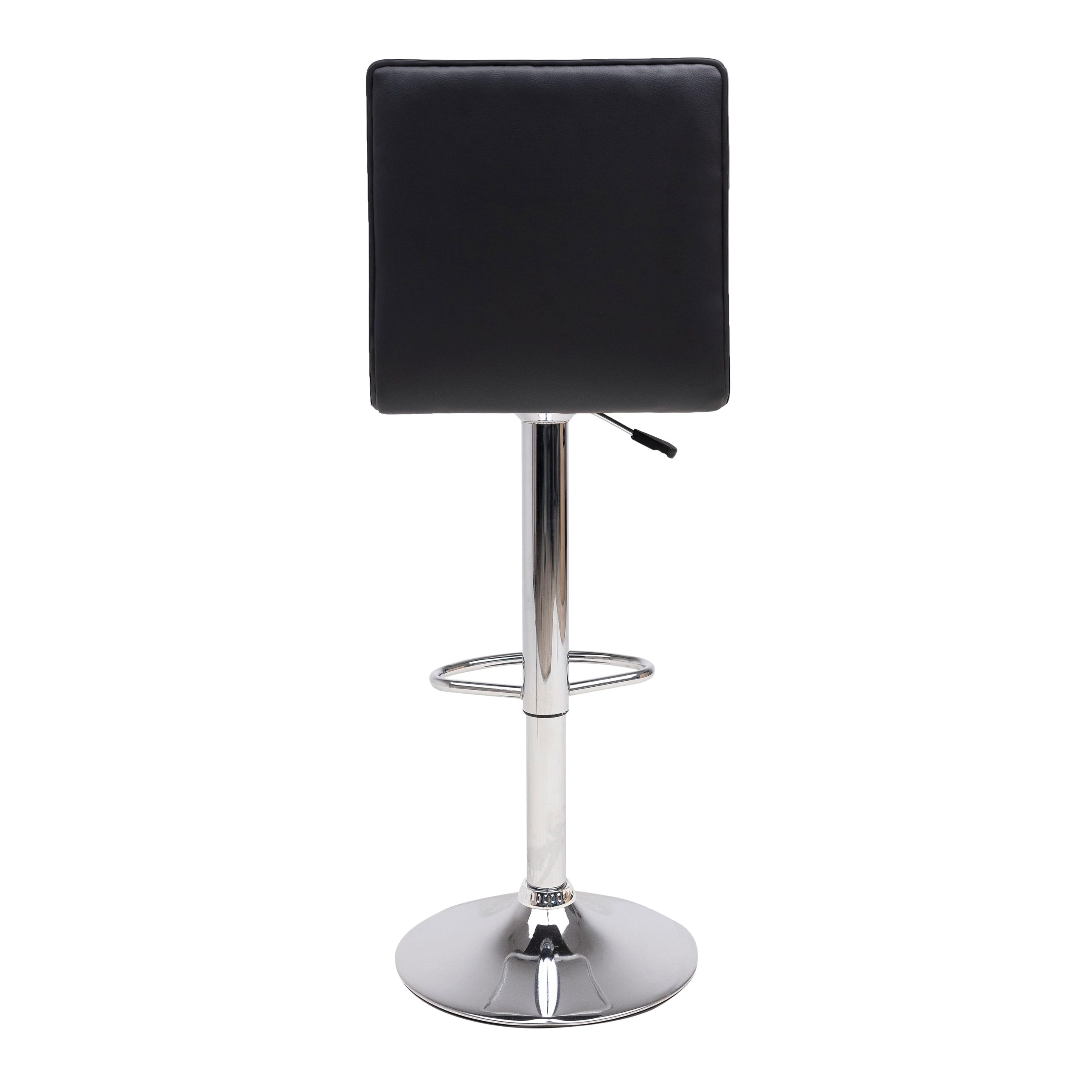 Стул барный DARSY, экокожа, черный/хром