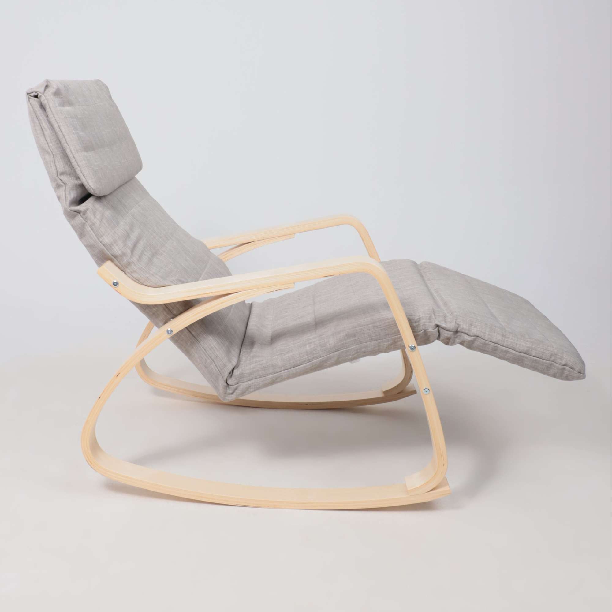 Кресло-качалка SMART, ткань, серый Gray-L