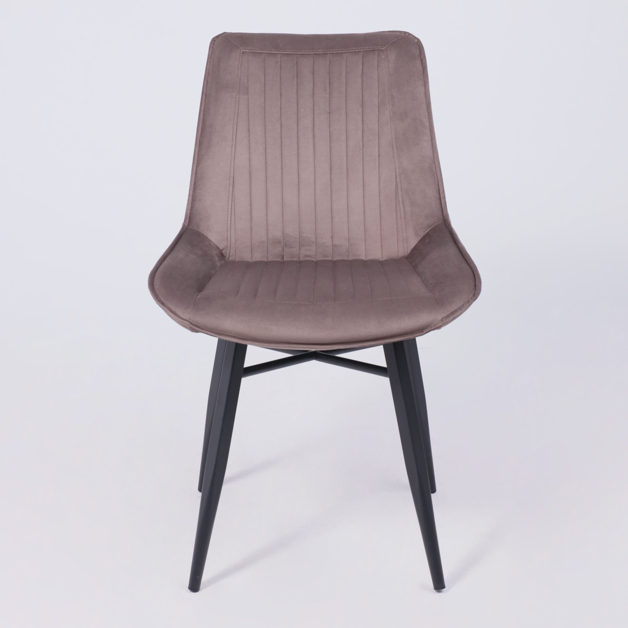 Стул Devis, бежевый велюр Bluvel 38/черный