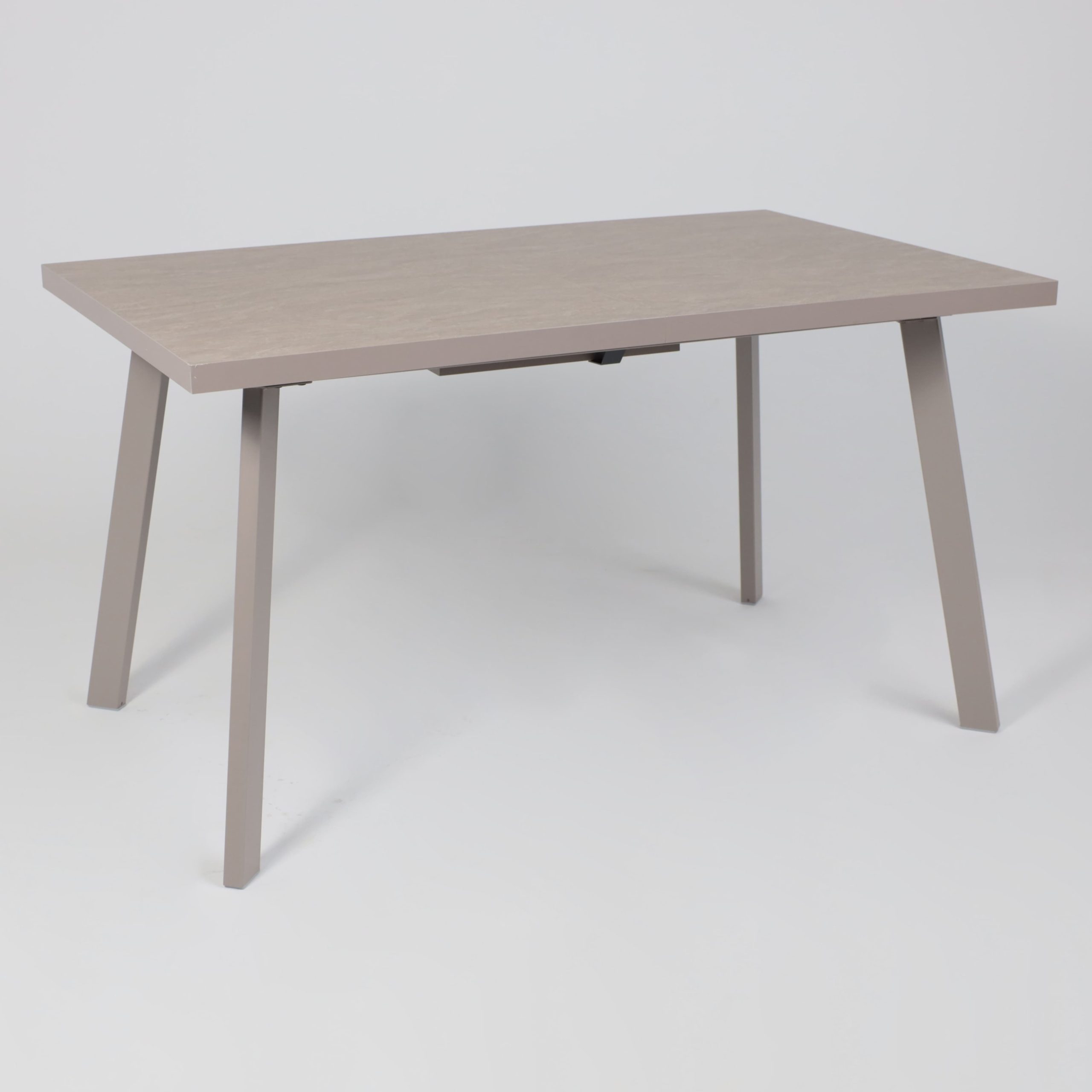 Стол BORG-140, раздвижной 140(180)х85, Бежевый камень-HPL/Капучино