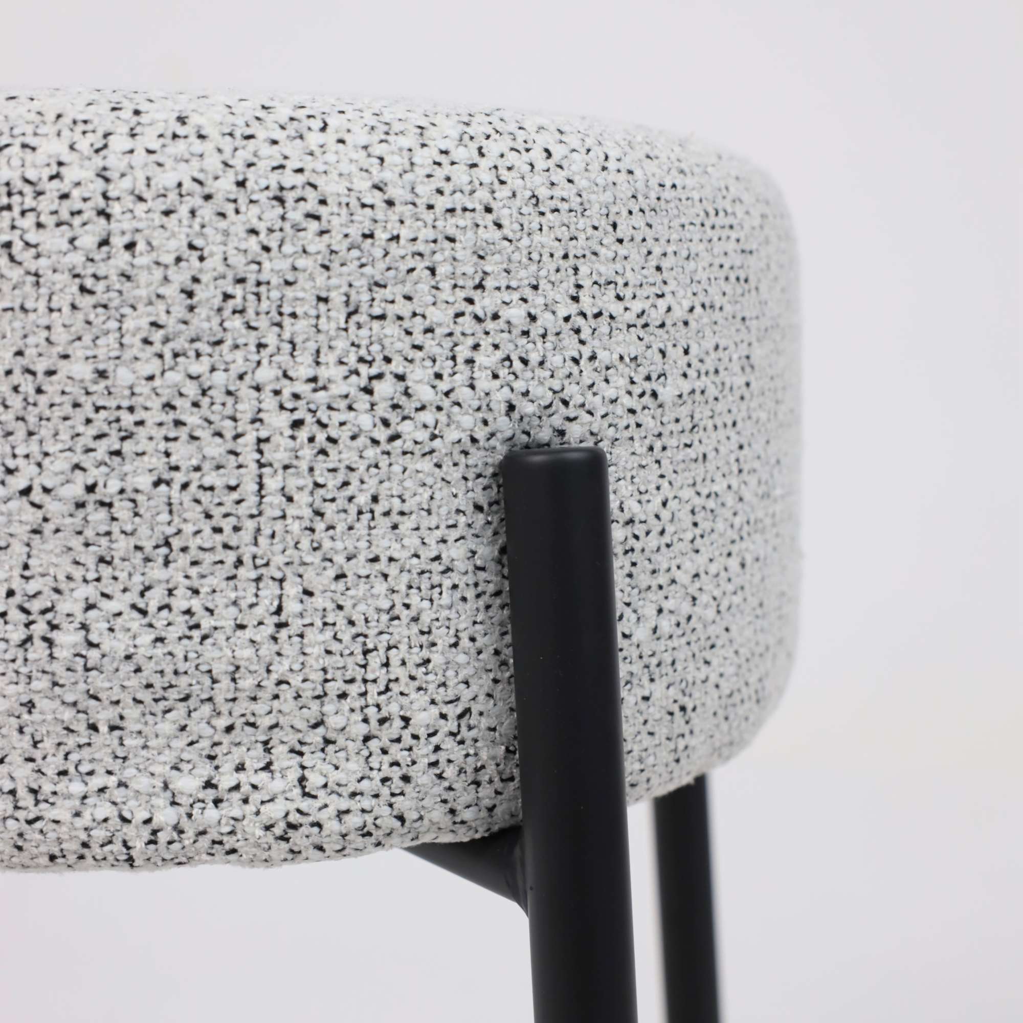 Стул барный BOB, серый лен AJ3013-1/черный