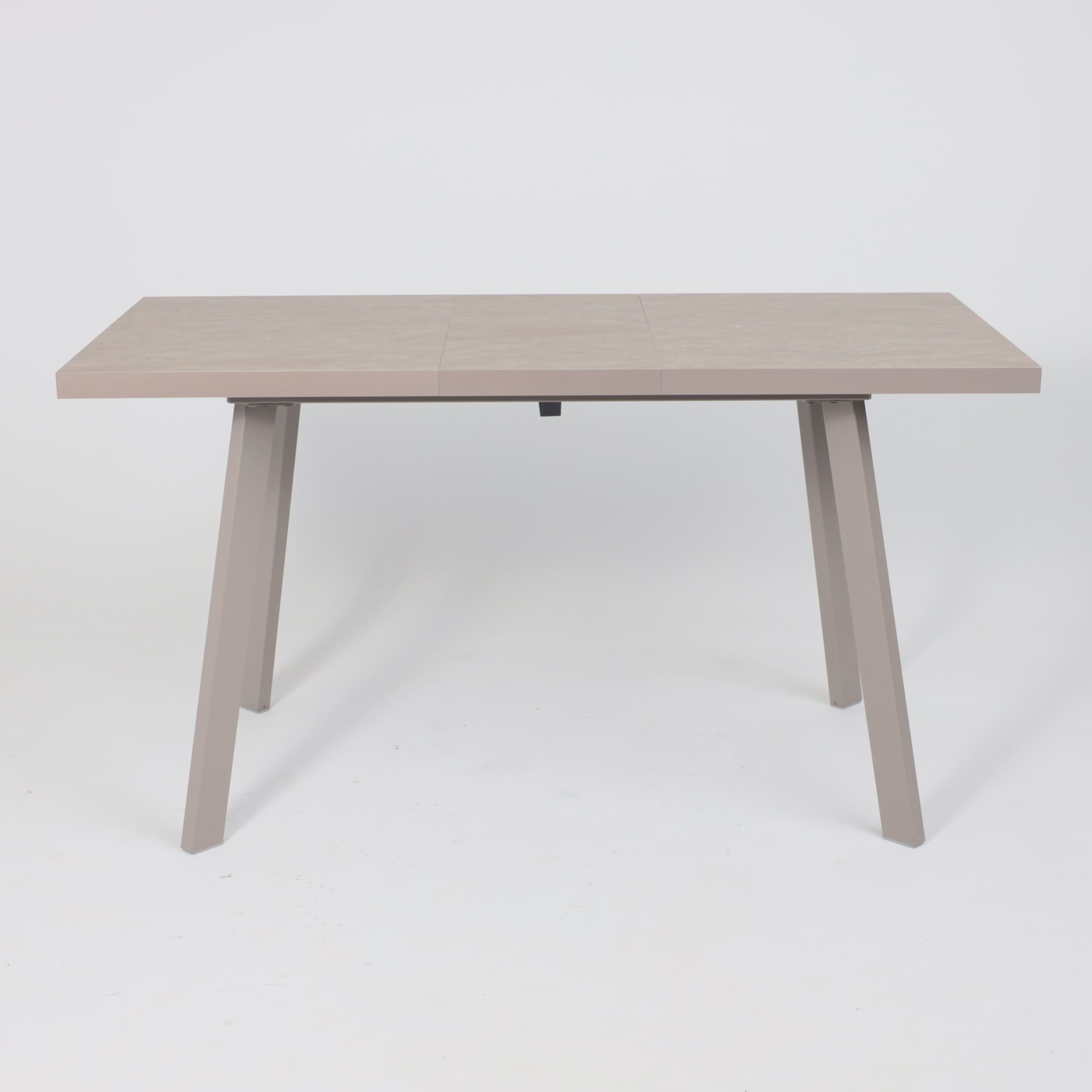 Стол BORG-110, раздвижной 110(142)х70, Бежевый камень-HPL/Капучино