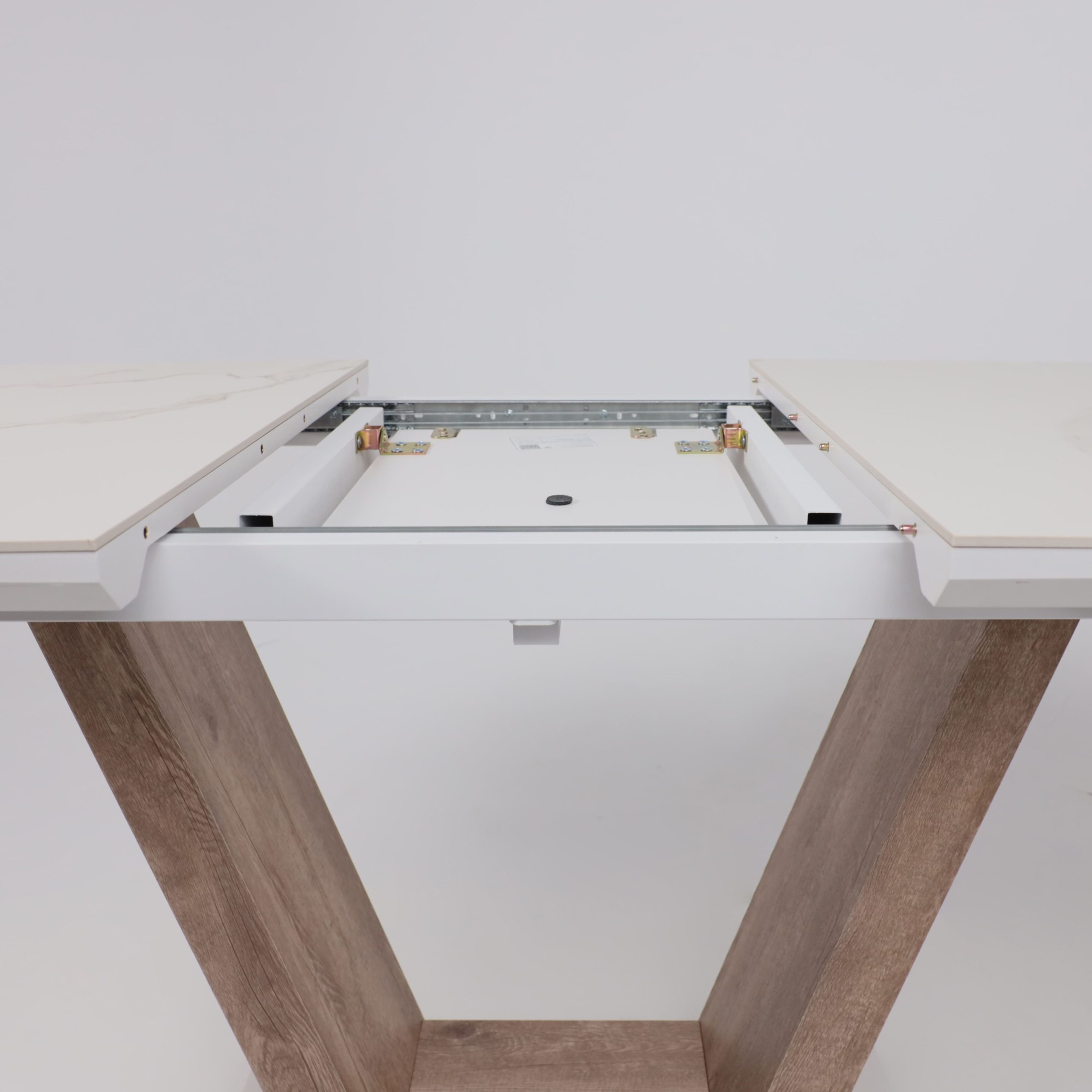 Стол ТОРОНТО, керамика 0 кат. 1400(1715)*800, Камень белый Greys white/Ель умбра