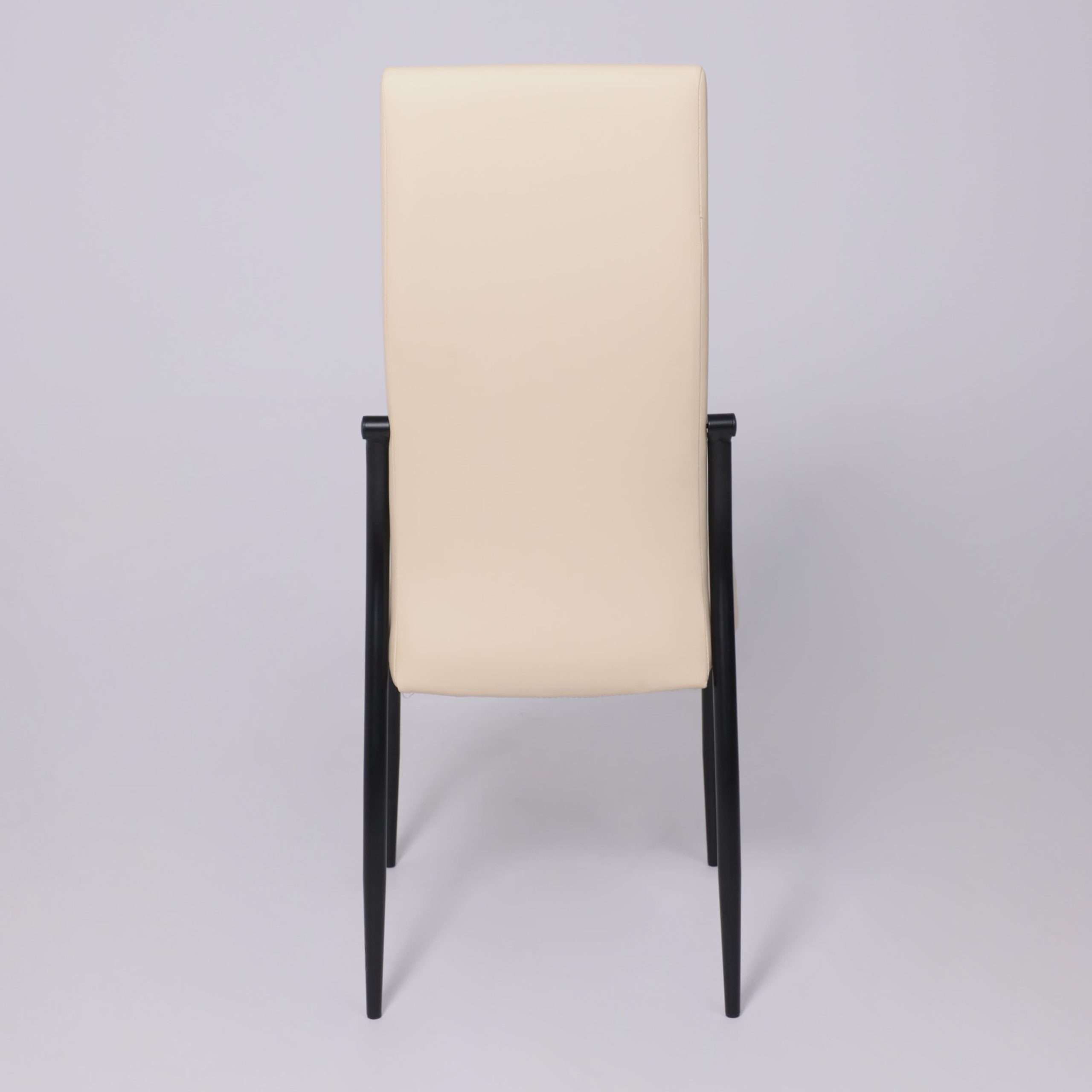 Стул DENVER, экокожа, бежевый TP12/черный