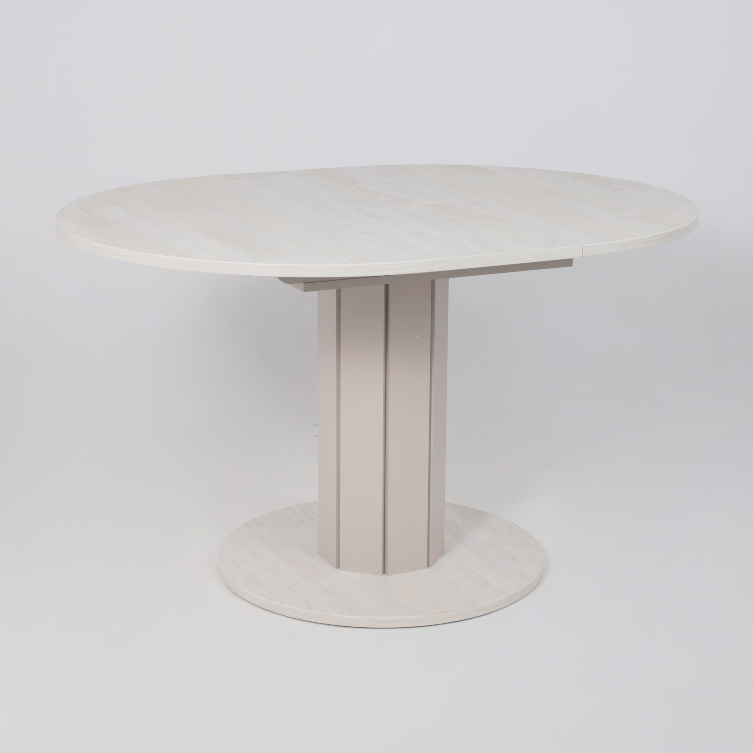 Стол раздвижной на опоре ONTARIO,1000(1300)*760*1000, (ледяное дерево/персидский жемчуг)