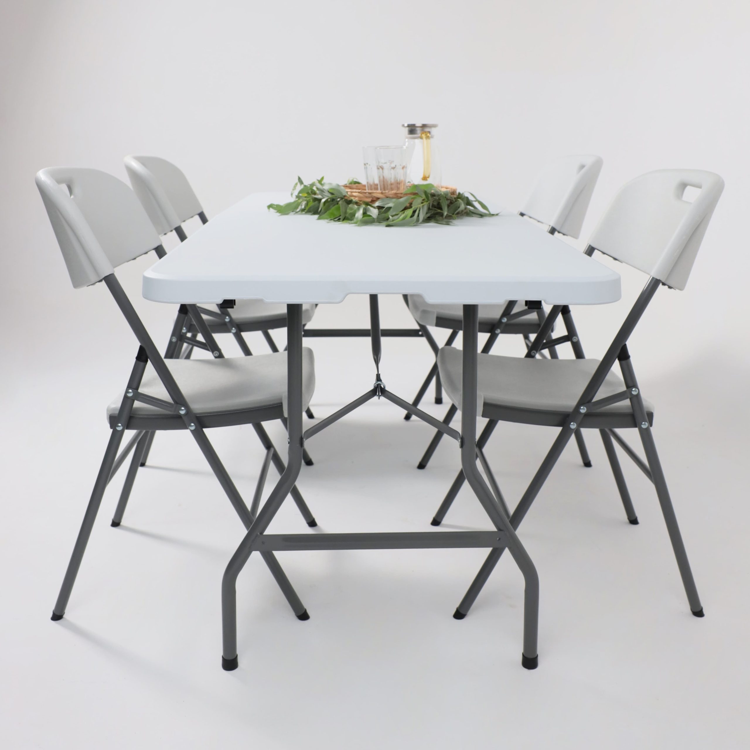 Стол складной 180*75,5*73, белый