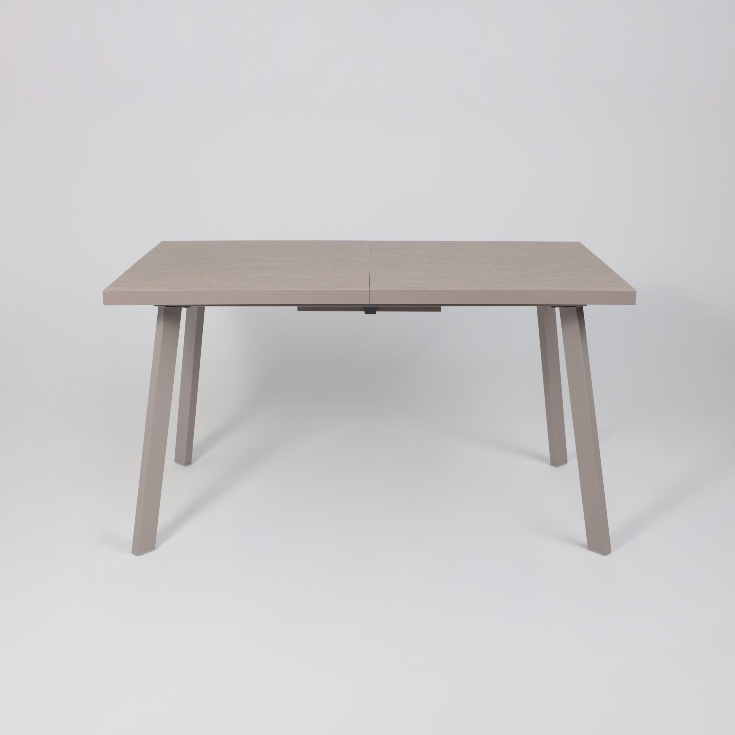 Стол BORG-140, раздвижной 140(180)х85, Бежевый камень-HPL/Капучино