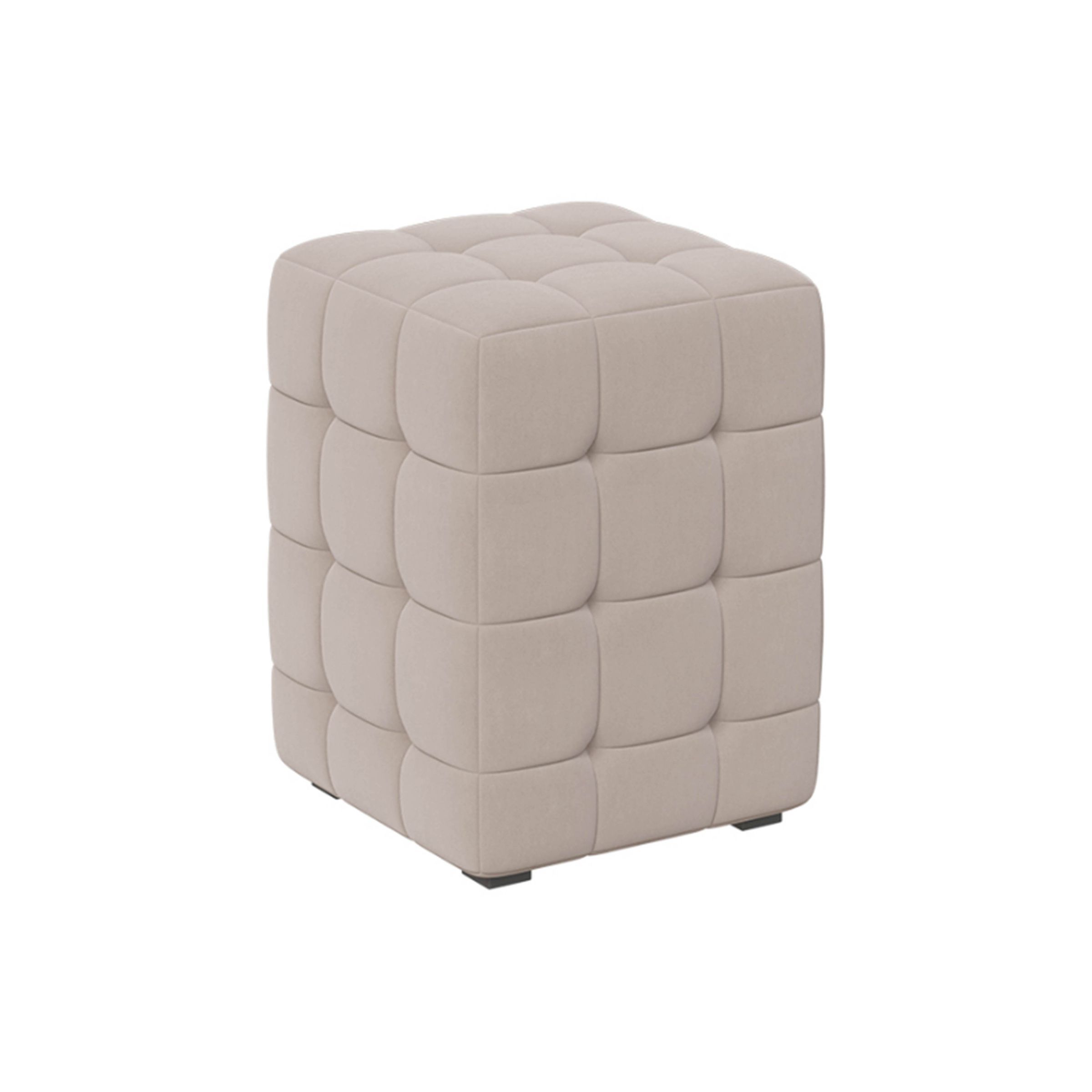 Пуф АРИСТО, велюр мокко светлый, 300х300х400