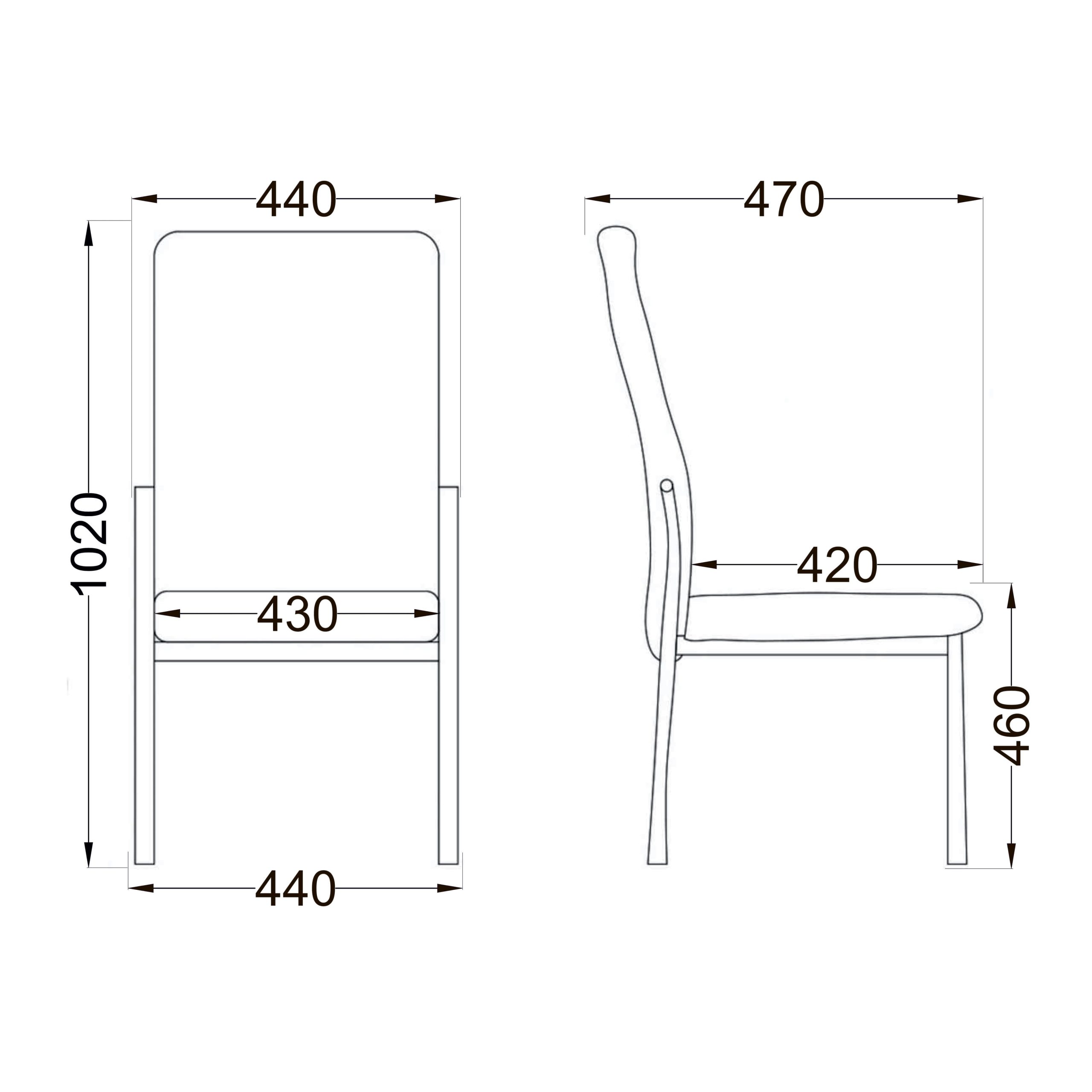 Стул DENVER, экокожа, бежевый TP12/черный