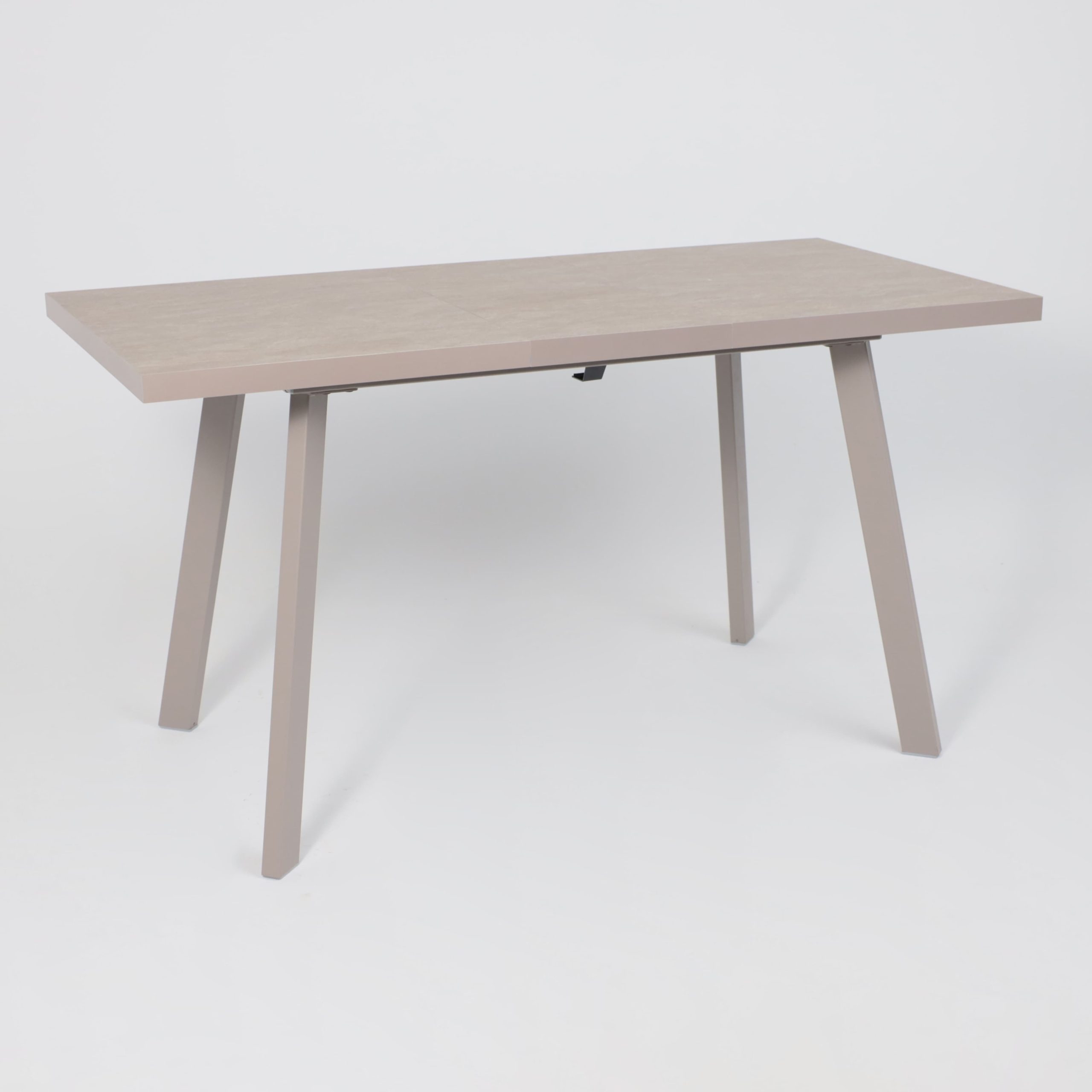 Стол BORG-110, раздвижной 110(142)х70, Бежевый камень-HPL/Капучино