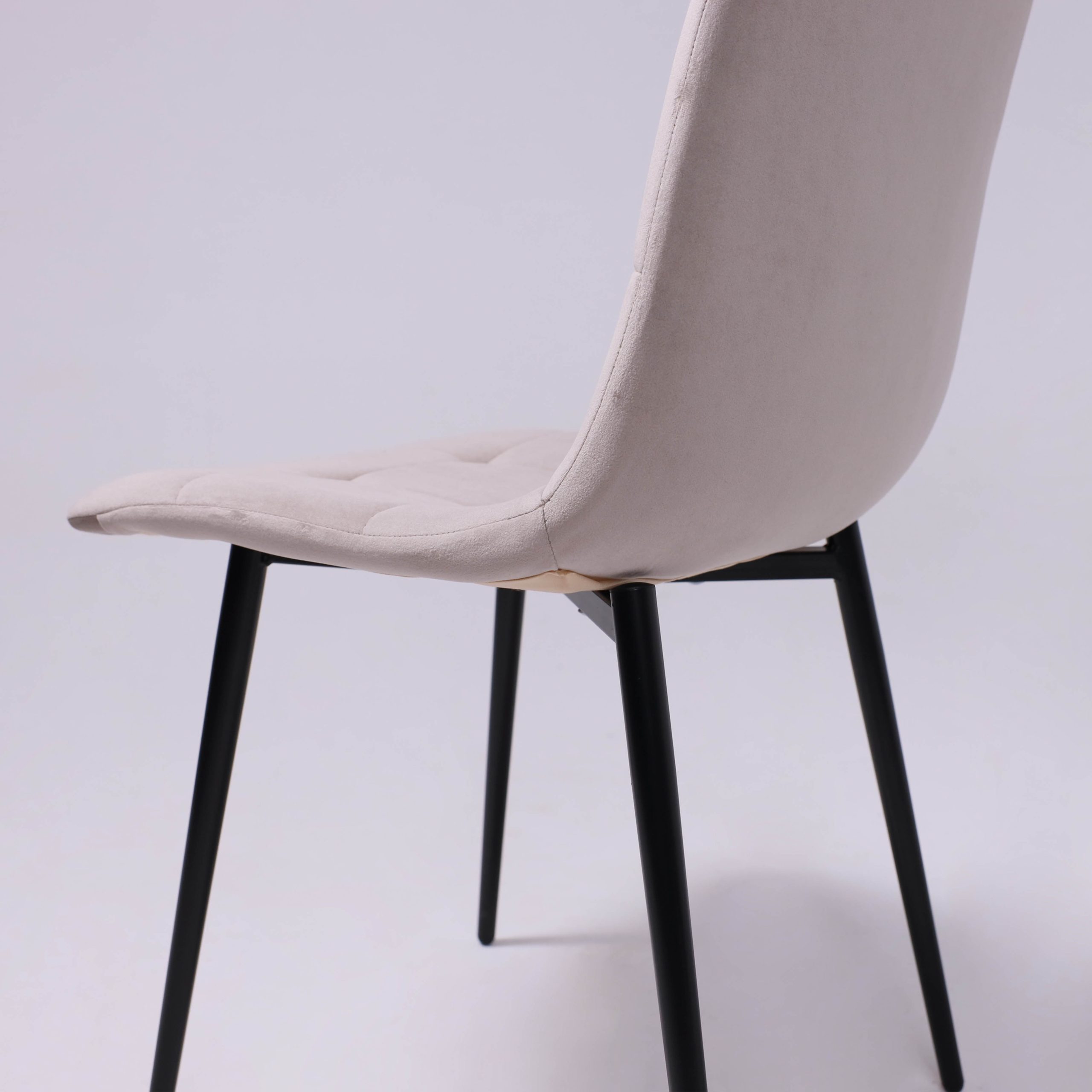 Стул AV 406-N, бежевый бархат Confetti smoke/черный