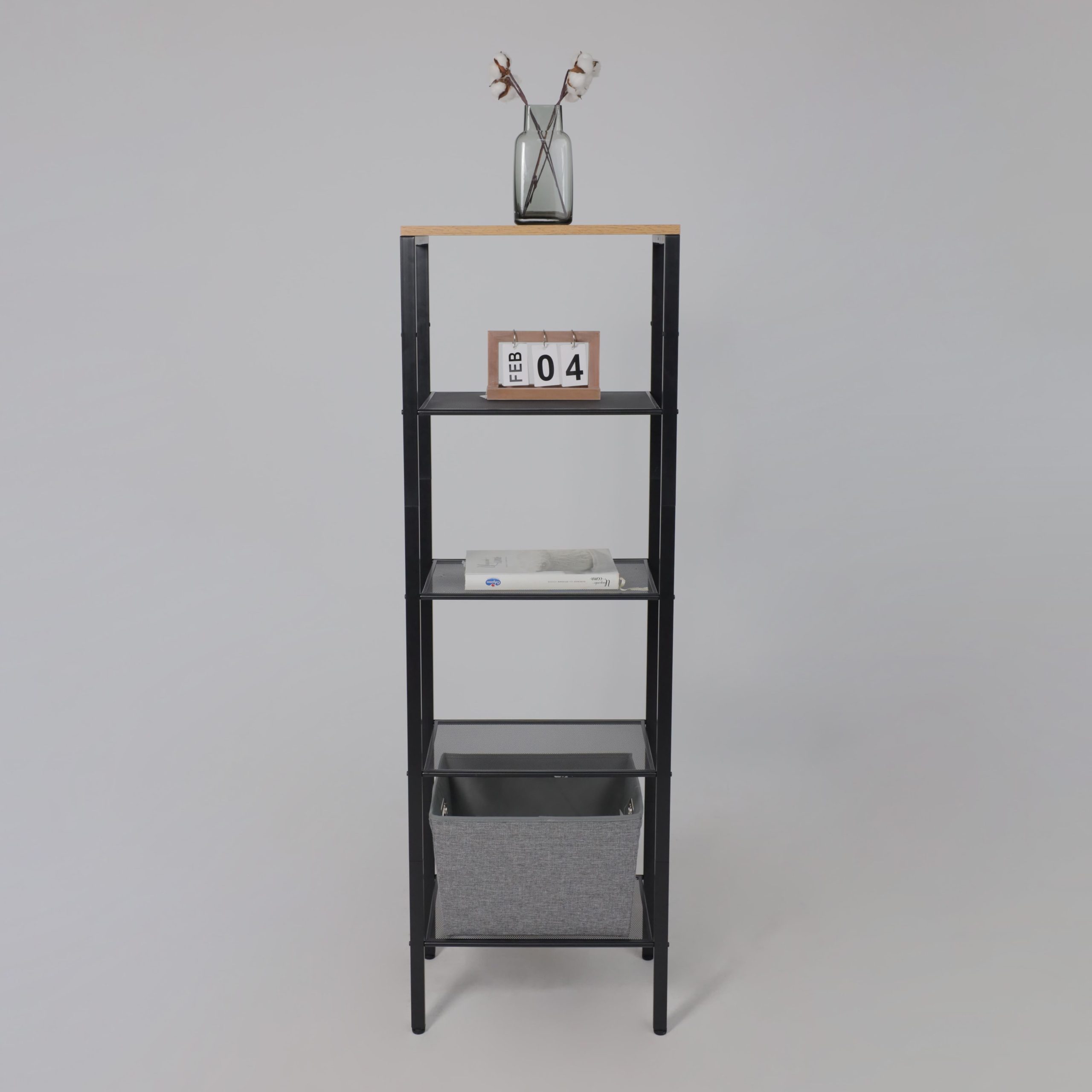 Стеллаж ТОРОНТО 15, черный