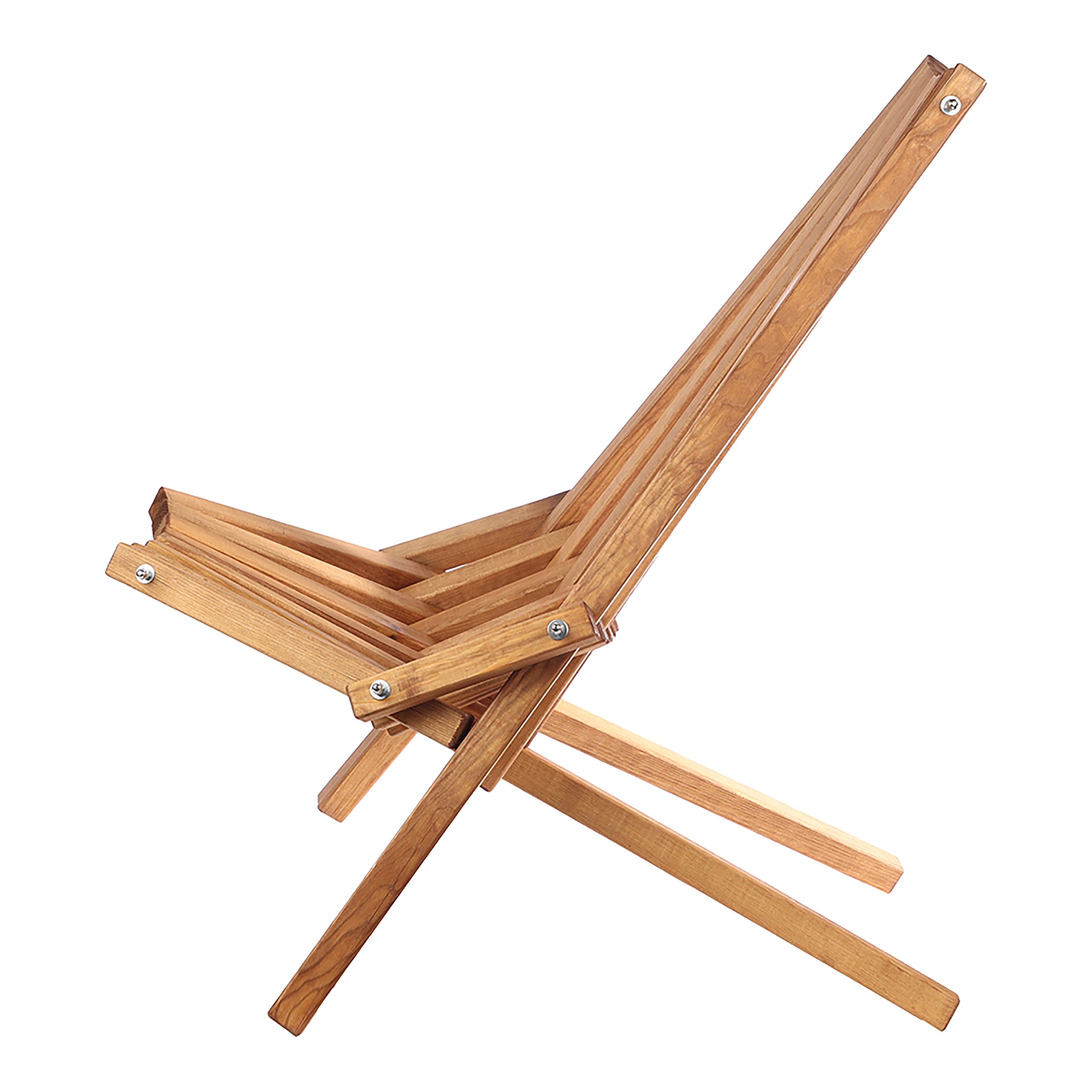 Кресло-шезлонг ПРЕРИЯ/КЕНТУККИ, сосна (цвет дуб)