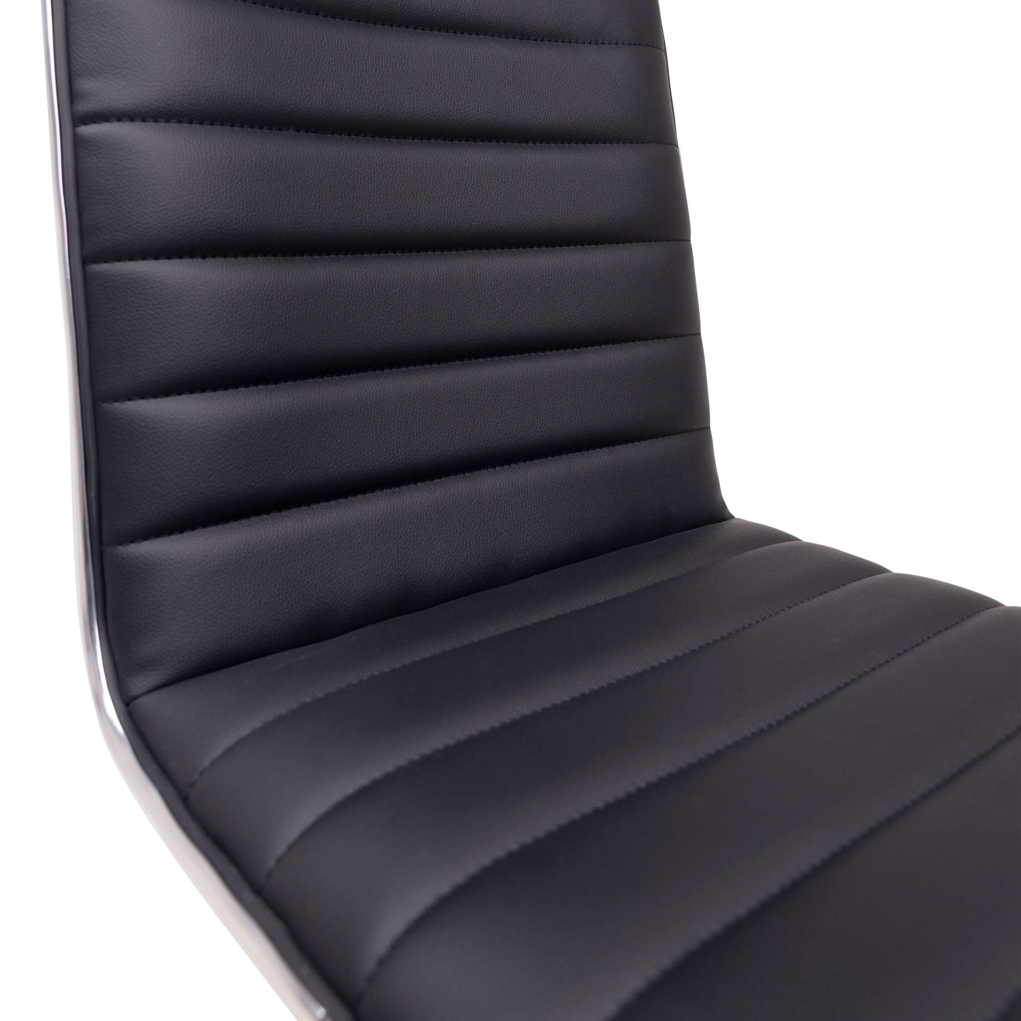 Стул барный DARSY, экокожа, черный/хром