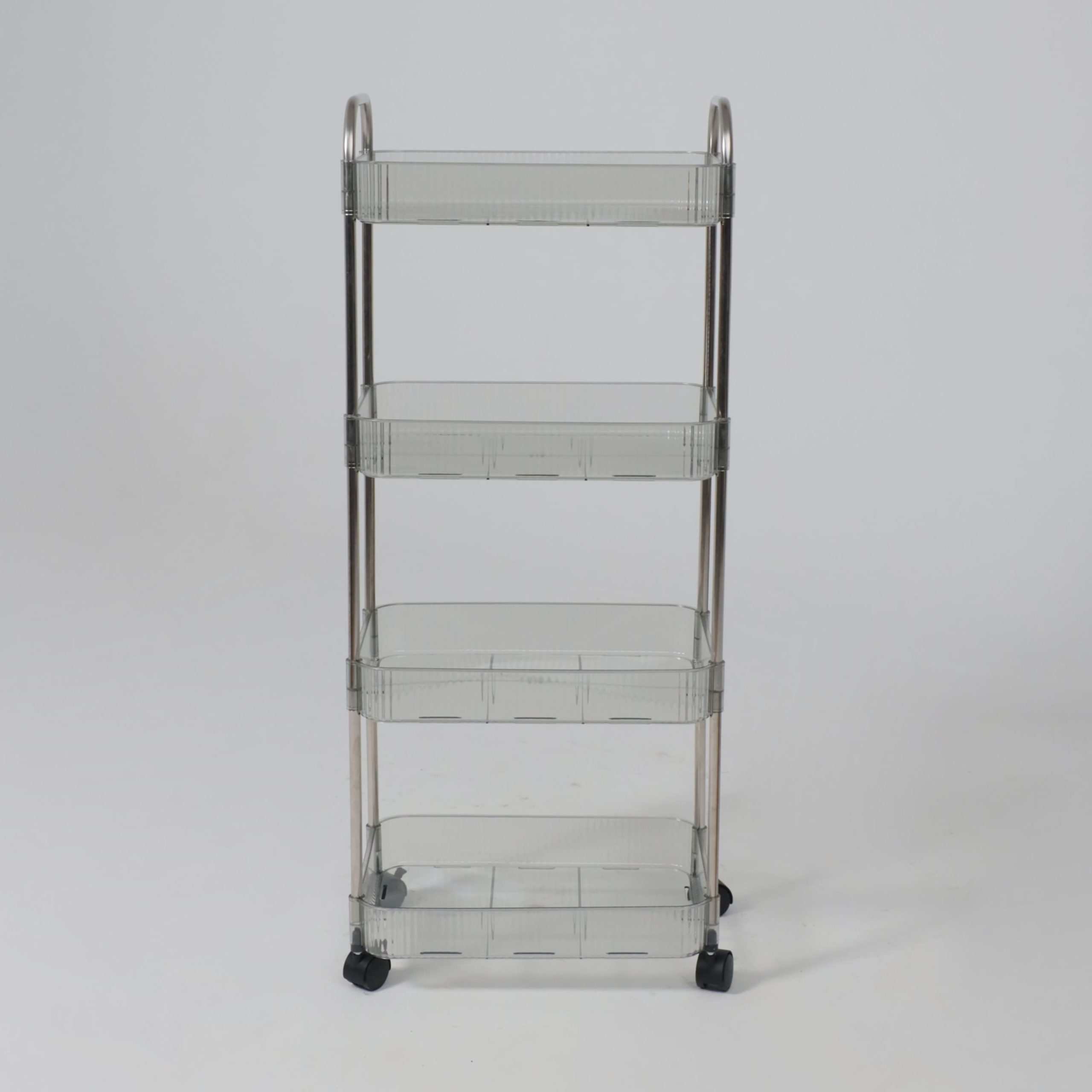 Этажерка FOKA, прозрачный дымчатый