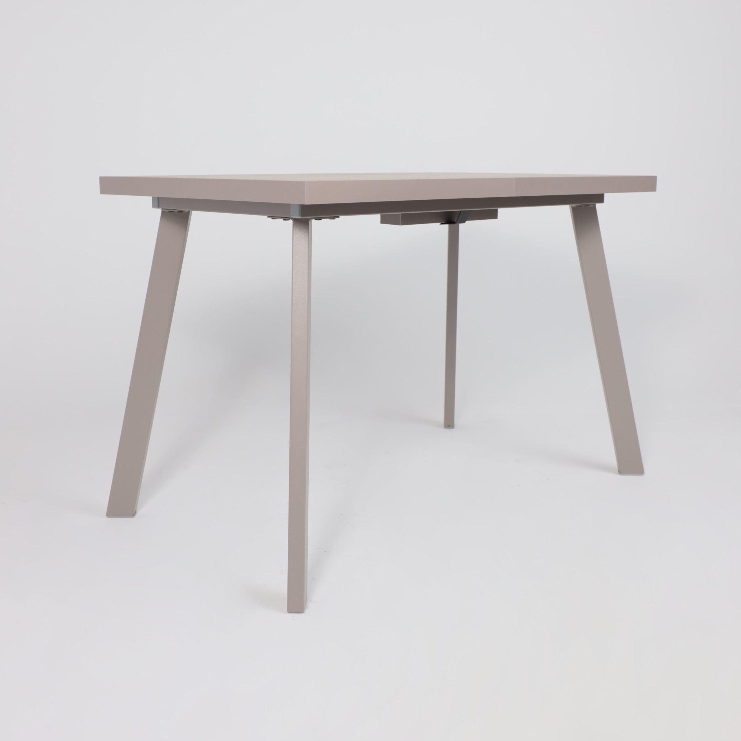 Стол BORG-110, раздвижной 110(142)х70, Бежевый камень-HPL/Капучино