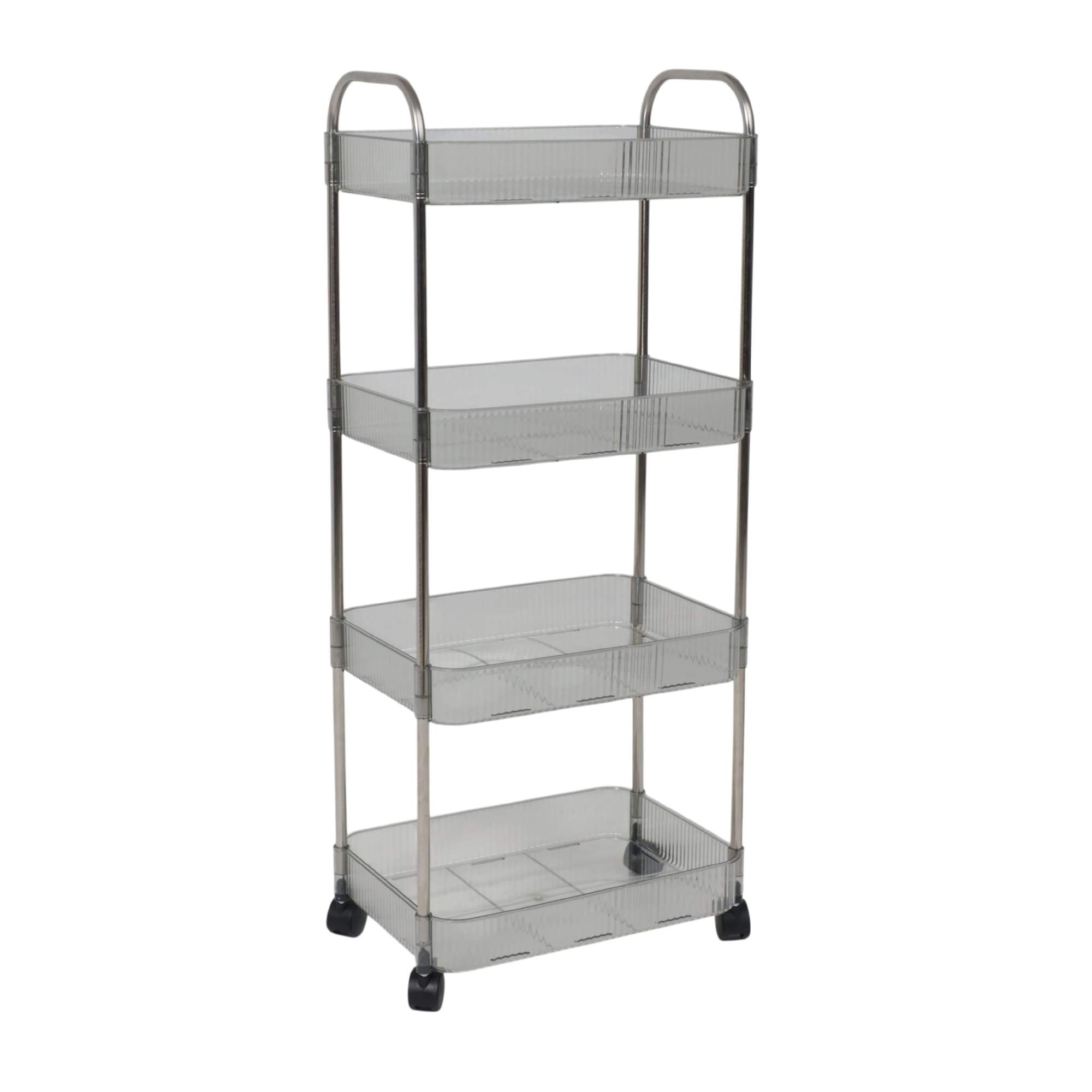 Этажерка FOKA, прозрачный дымчатый