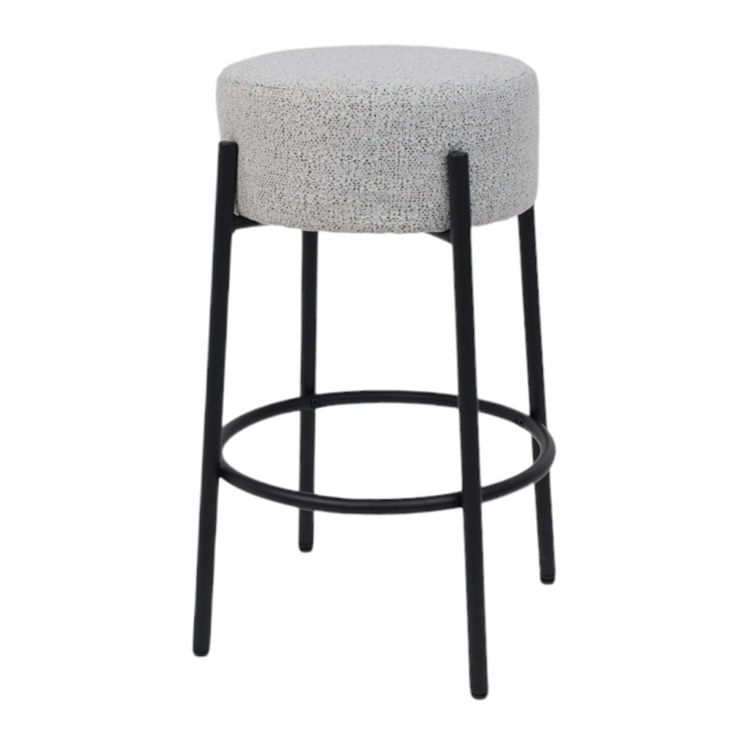 Стул барный BOB, серый лен AJ3013-1/черный