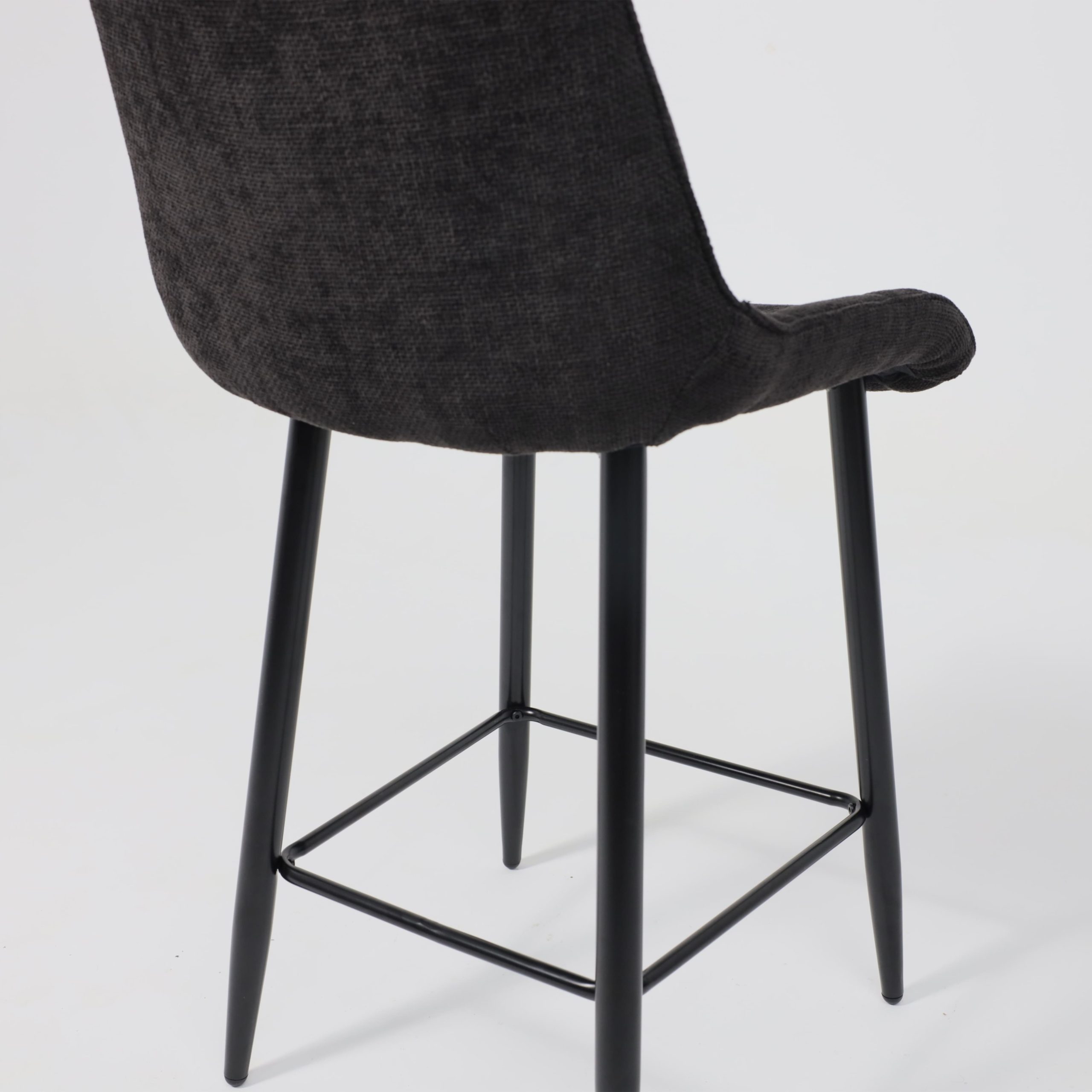 Стул BARON, барный, черный микровелюр CD2302-29/черный