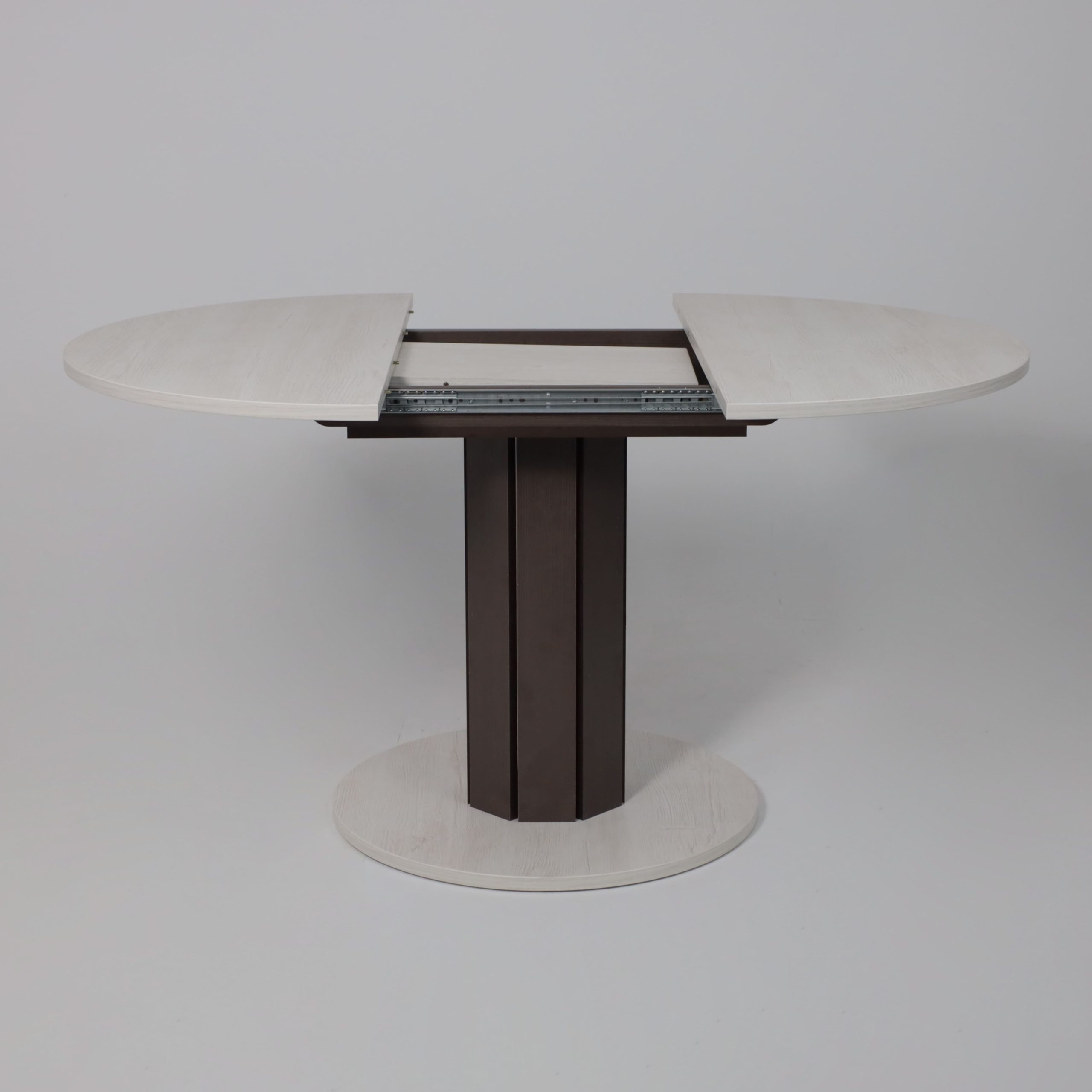 Стол раздвижной на опоре ONTARIO,1000(1300)*760*1000, (сосна каньон/коричневый)