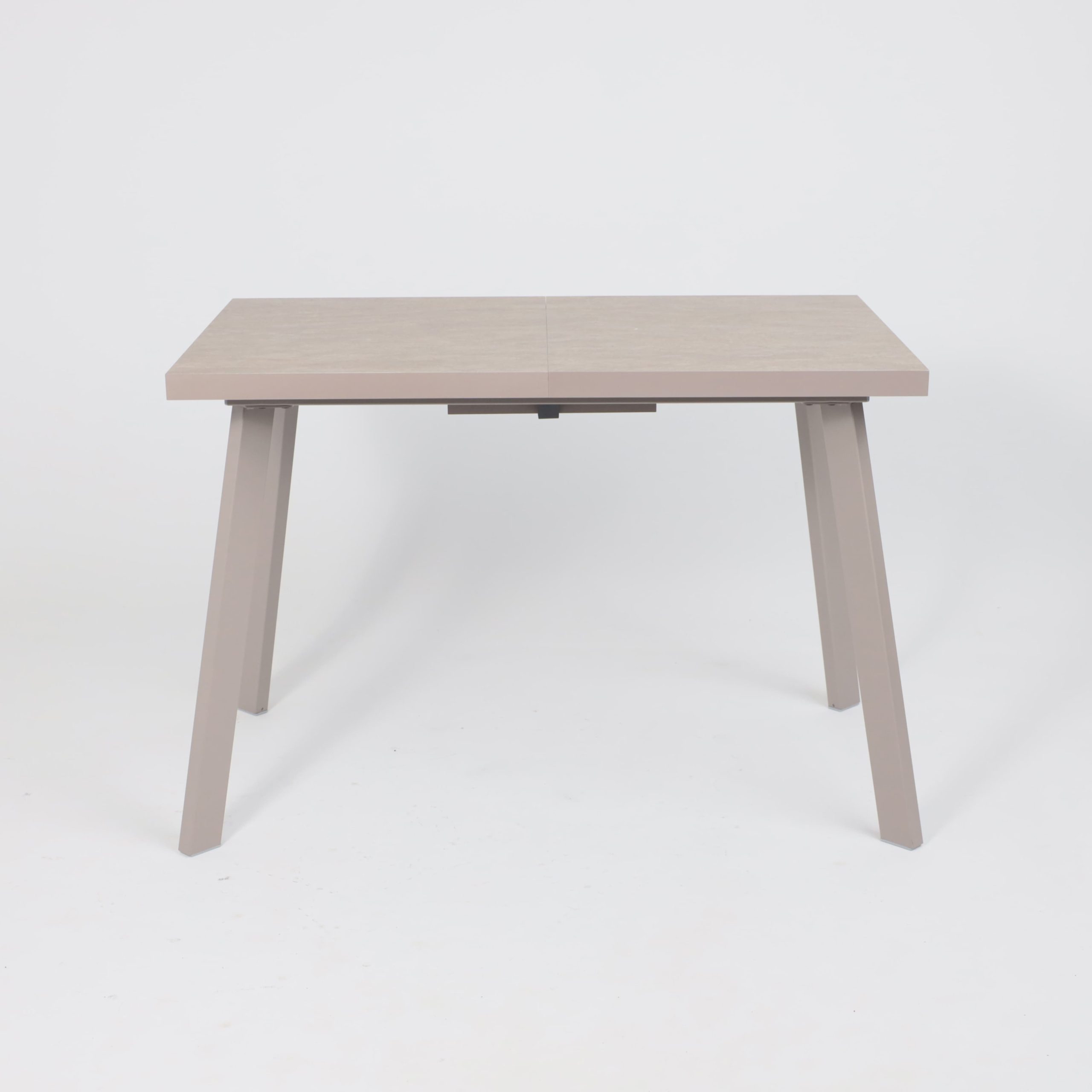 Стол BORG-110, раздвижной 110(142)х70, Бежевый камень-HPL/Капучино