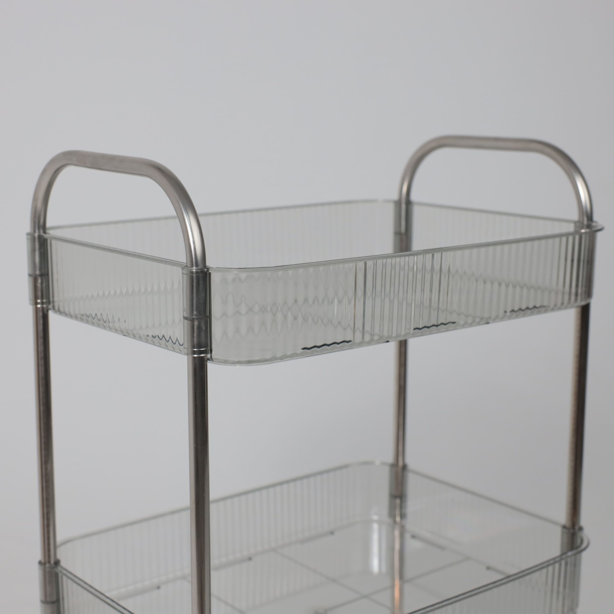 Этажерка FOKA, прозрачный дымчатый