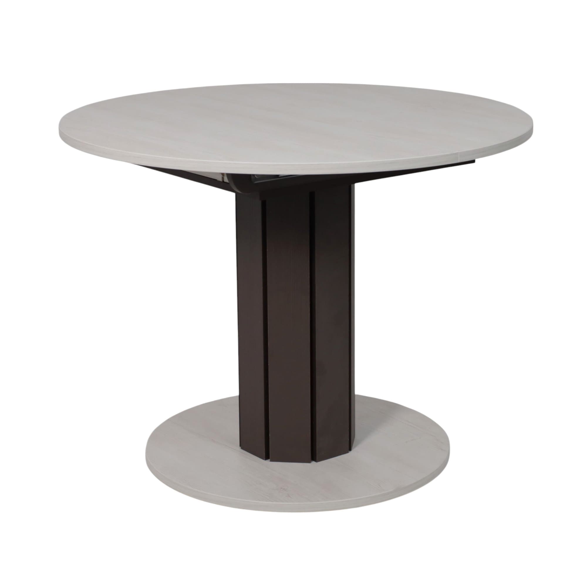 Стол раздвижной на опоре ONTARIO,1000(1300)*760*1000, (сосна каньон/коричневый)