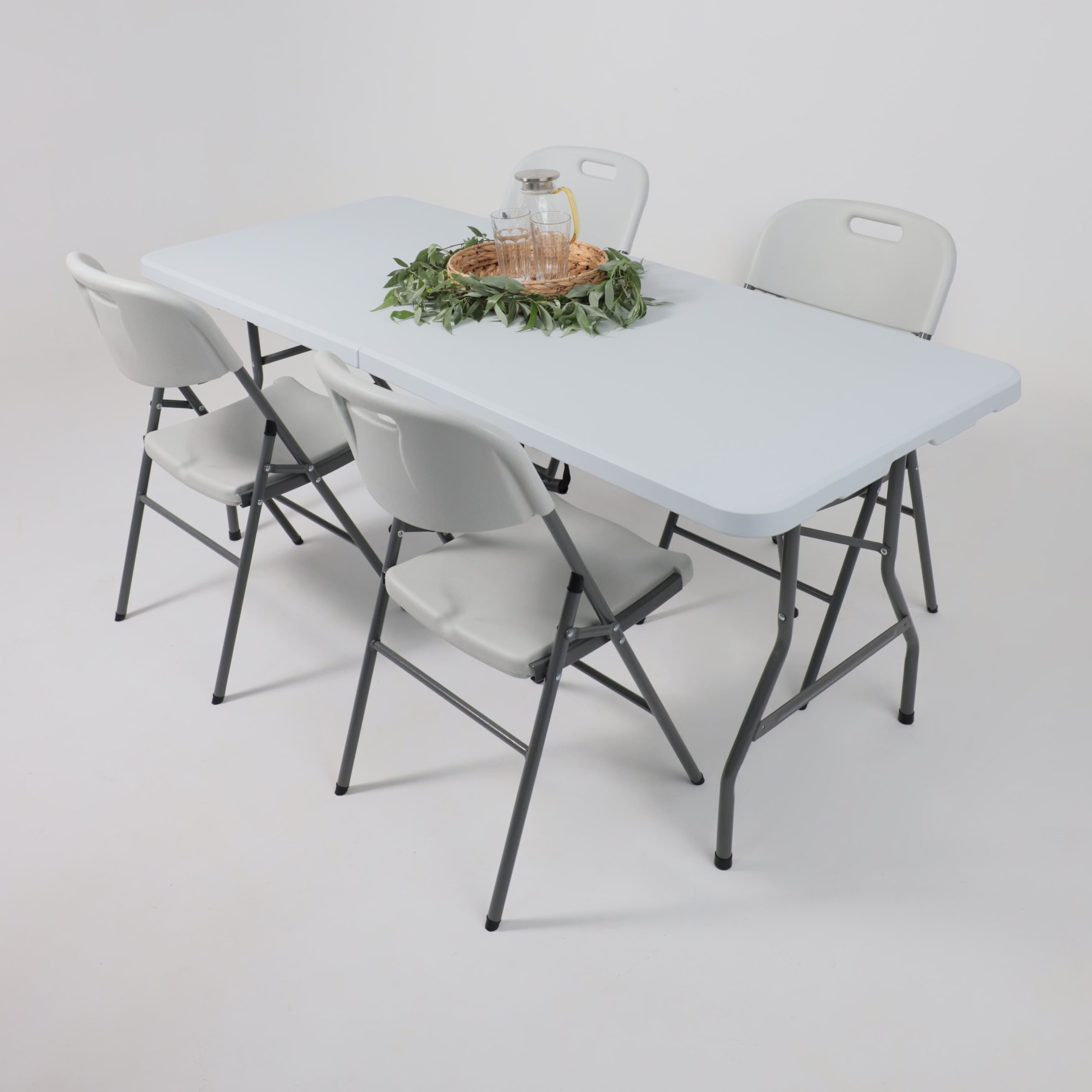 Стол складной 180*75,5*73, белый