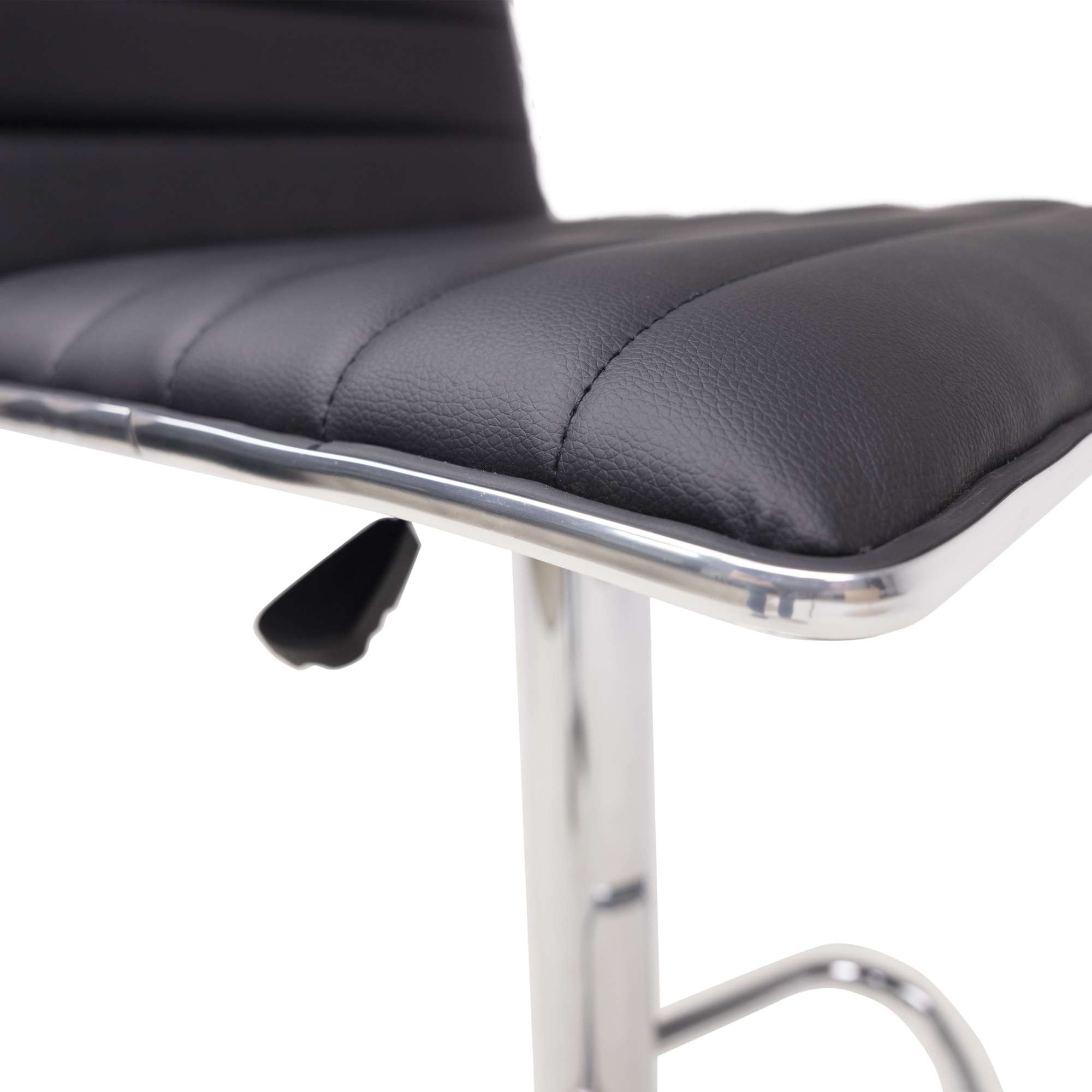 Стул барный DARSY, экокожа, черный/хром