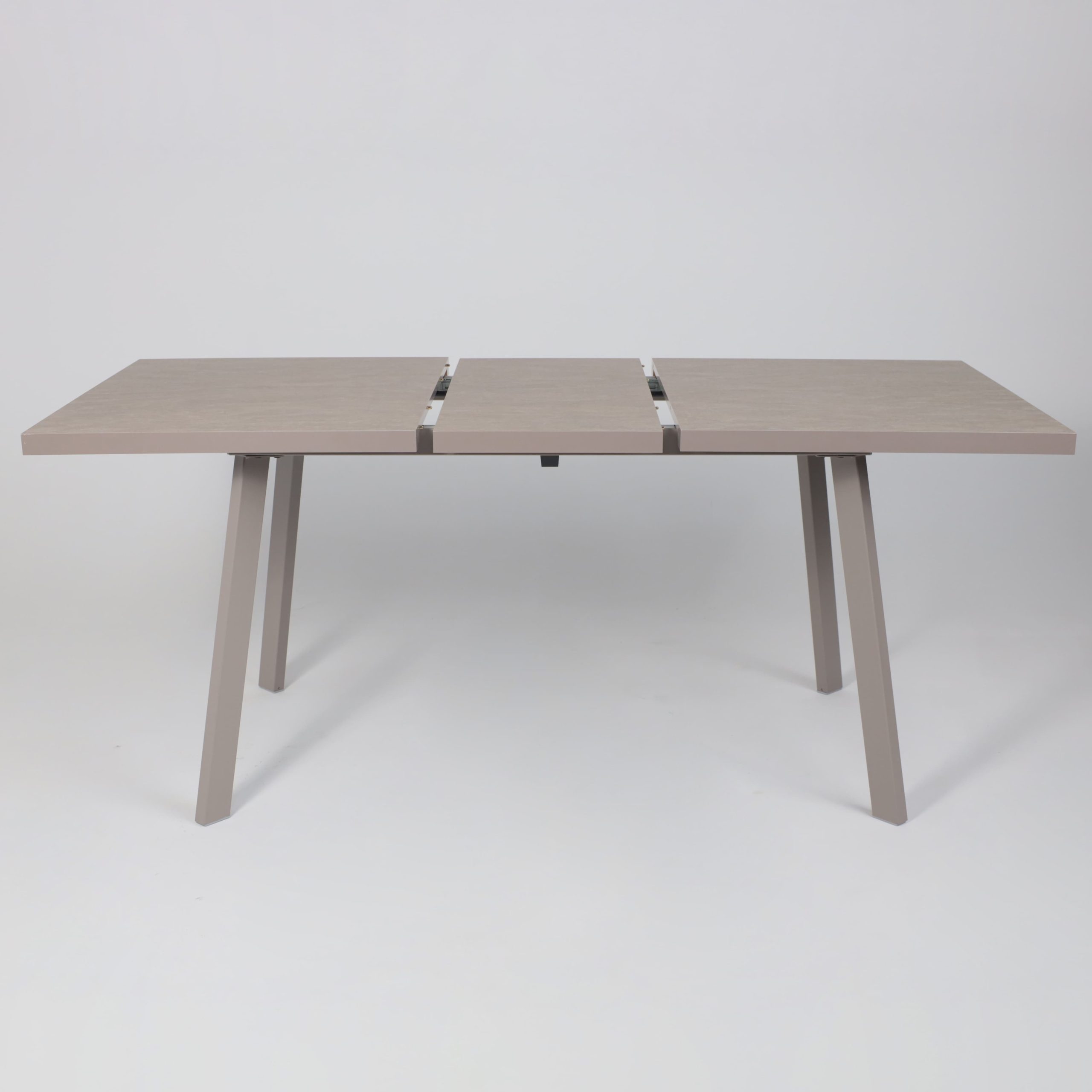 Стол BORG-140, раздвижной 140(180)х85, Бежевый камень-HPL/Капучино