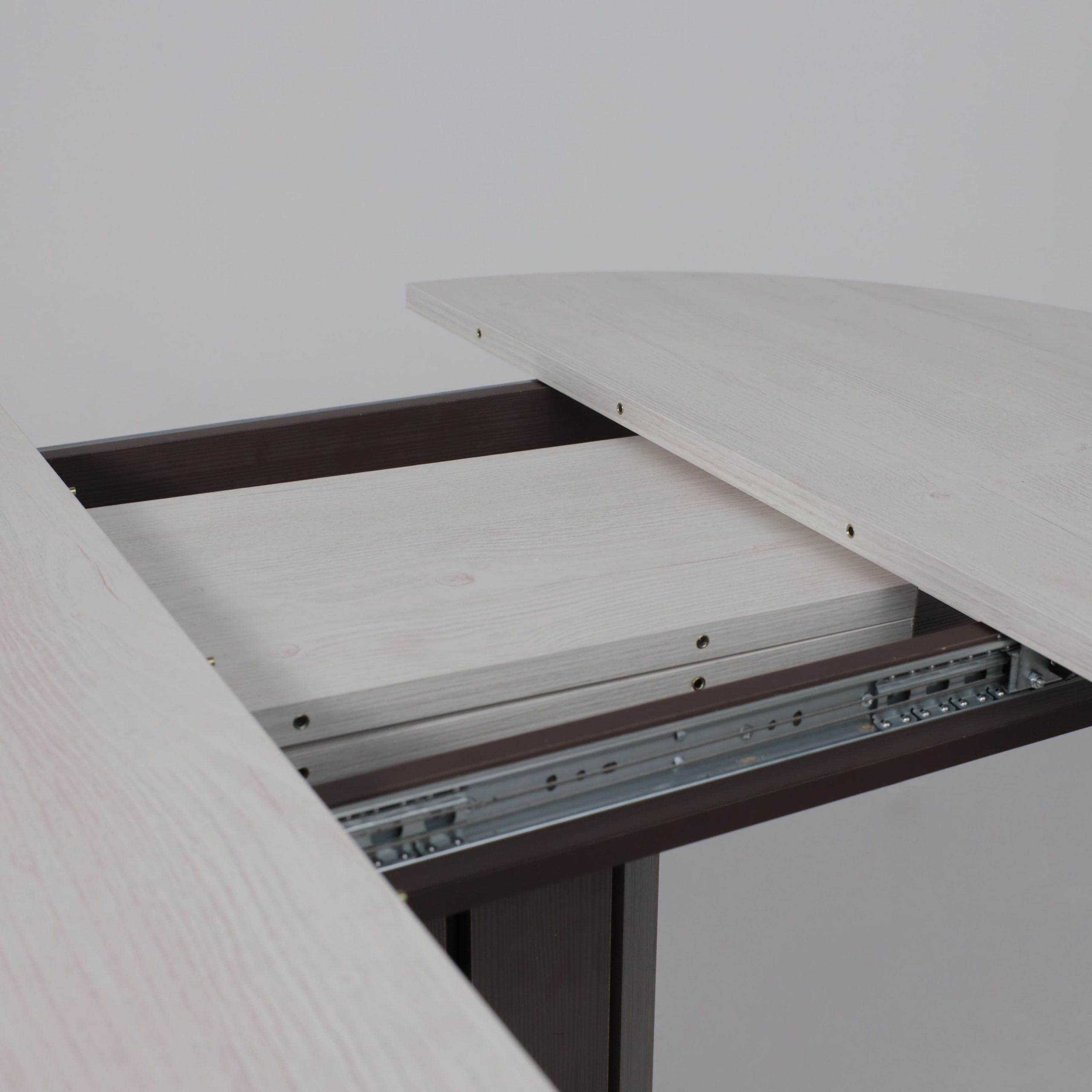 Стол раздвижной на опоре ONTARIO,1000(1300)*760*1000, (сосна каньон/коричневый)