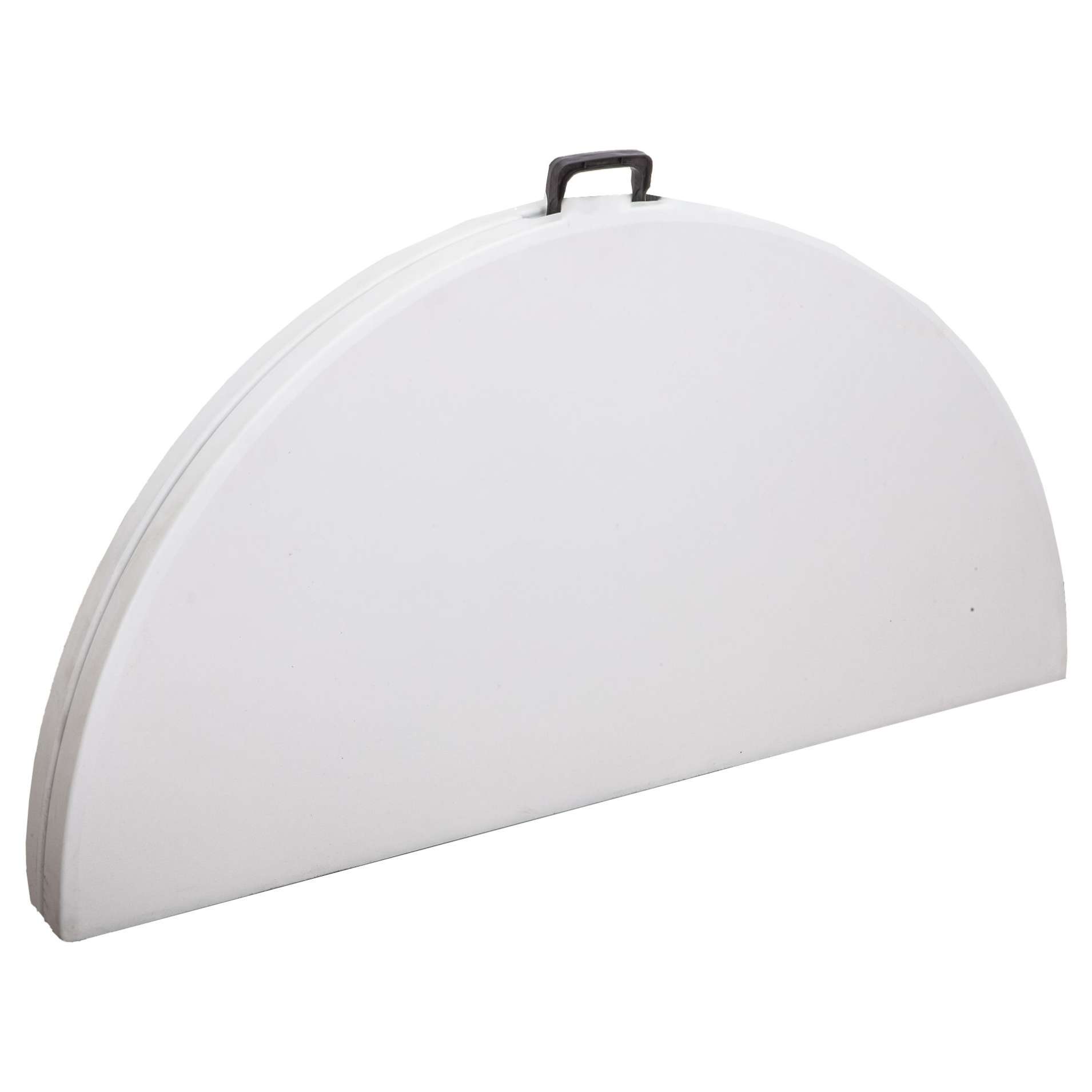 Стол складной D122*74, белый