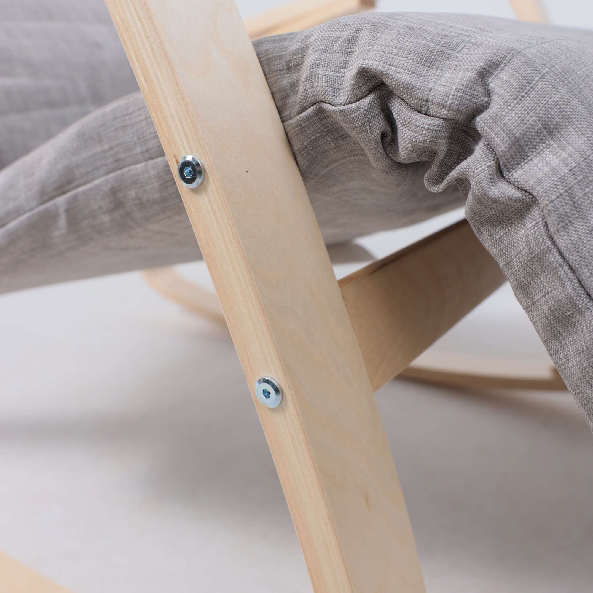 Кресло-качалка SMART, ткань, серый Gray-L