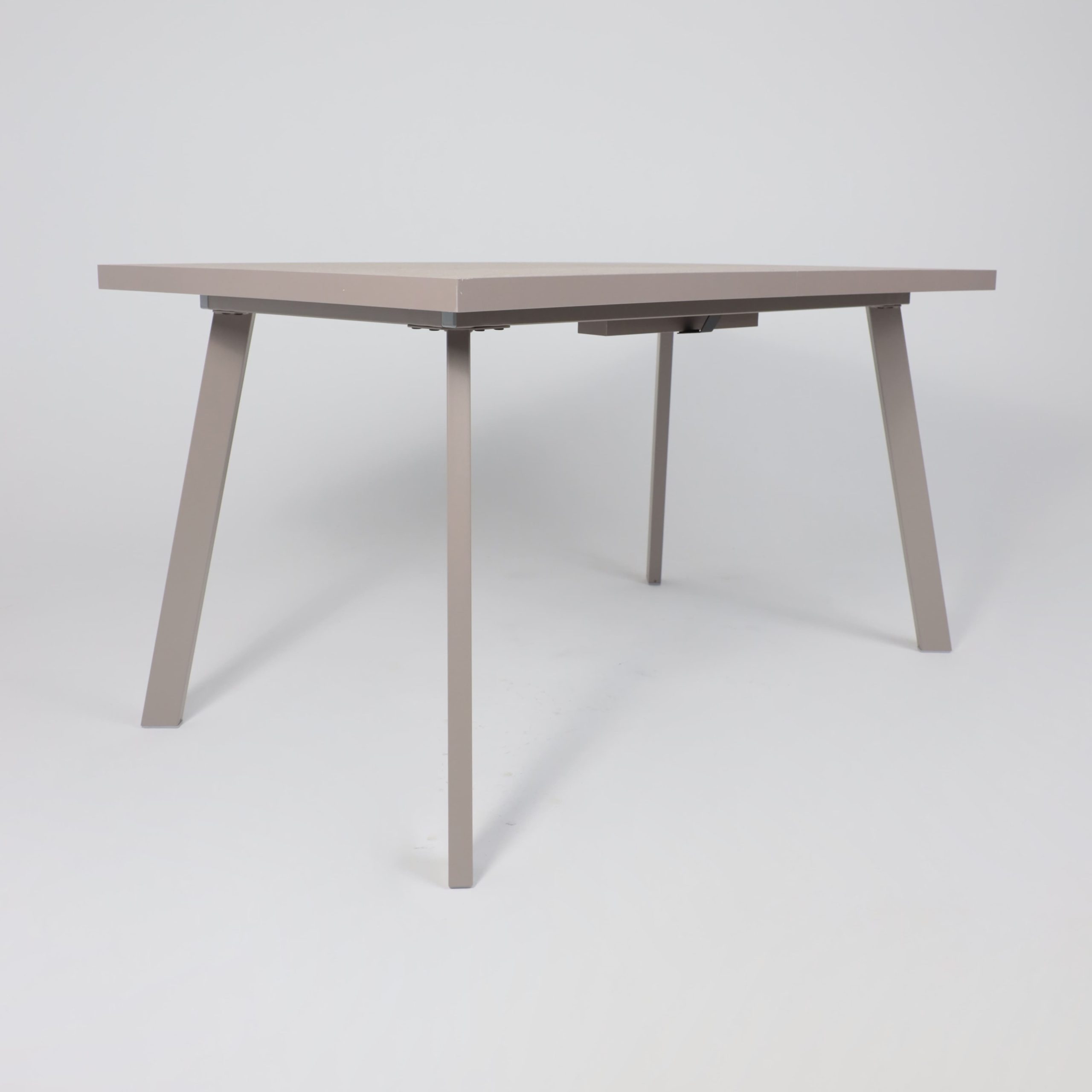 Стол BORG-140, раздвижной 140(180)х85, Бежевый камень-HPL/Капучино