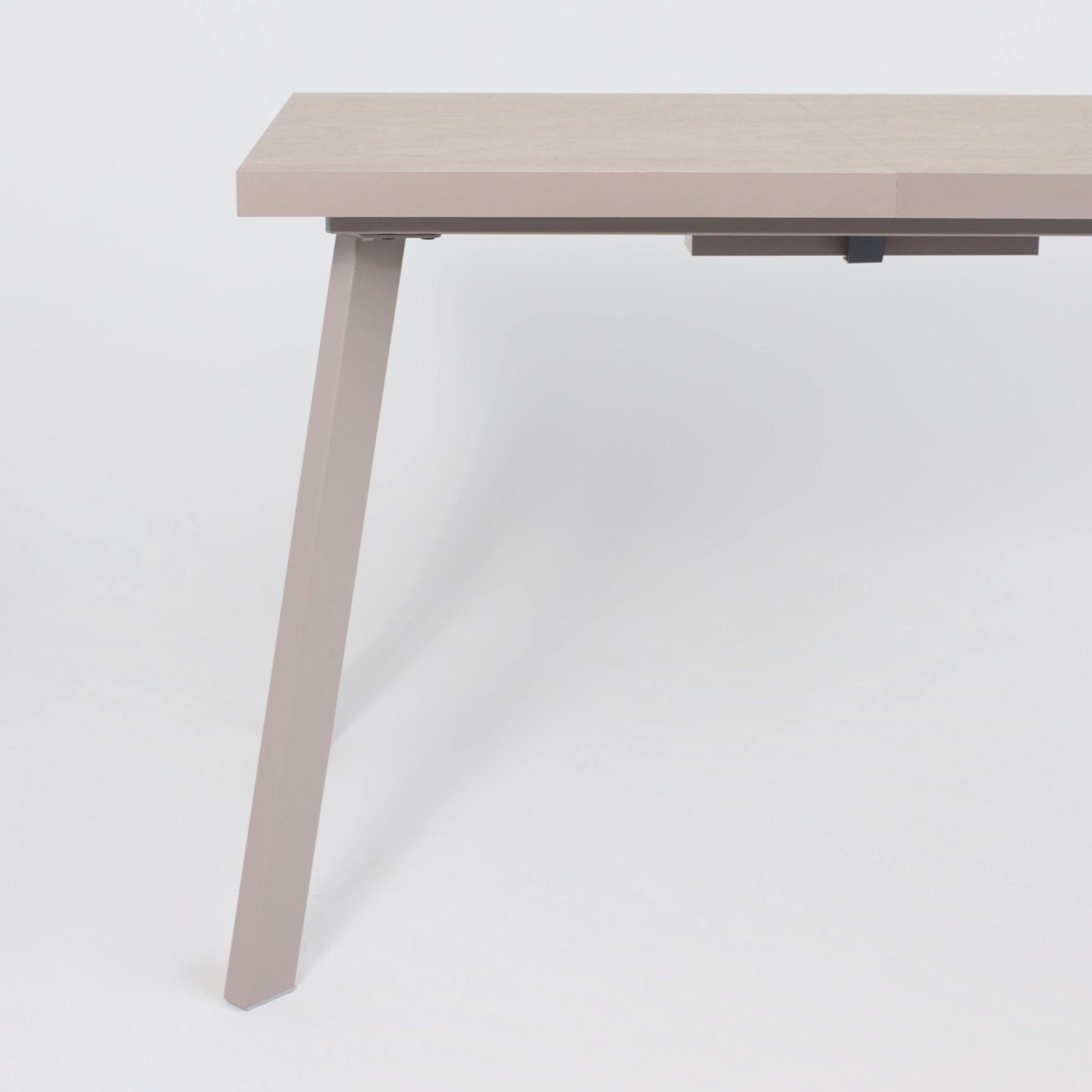 Стол BORG-110, раздвижной 110(142)х70, Бежевый камень-HPL/Капучино