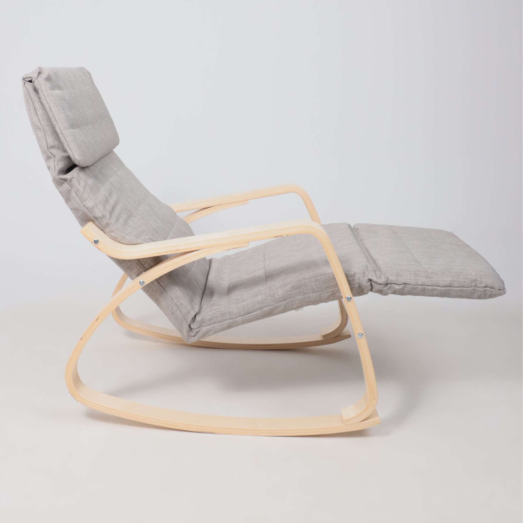 Кресло-качалка SMART, ткань, серый Gray-L