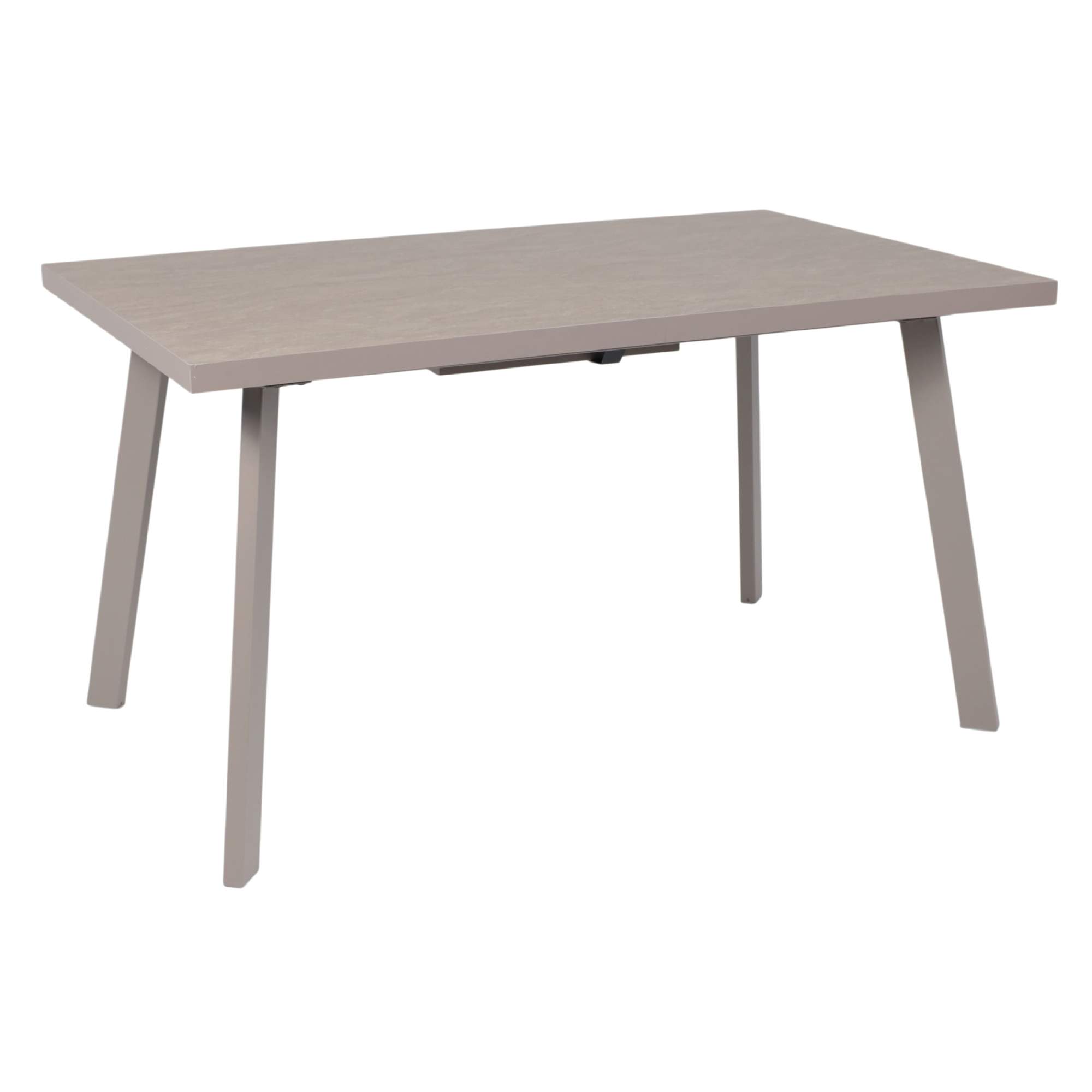 Стол BORG-140, раздвижной 140(180)х85, Бежевый камень-HPL/Капучино