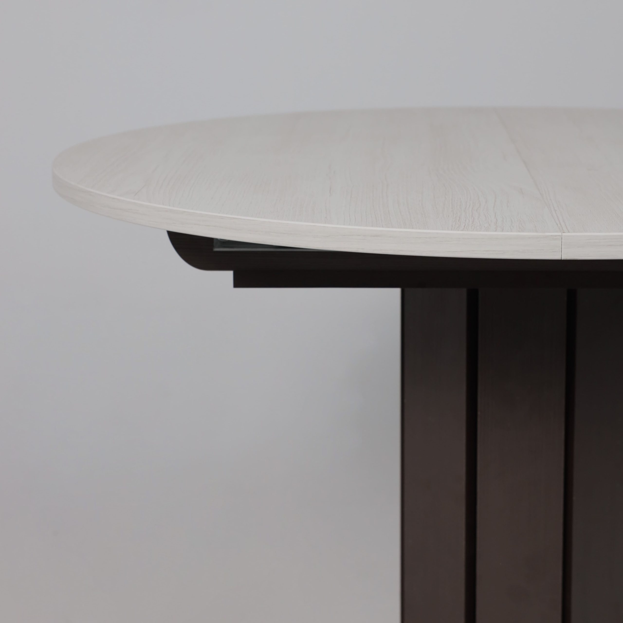 Стол раздвижной на опоре ONTARIO,1000(1300)*760*1000, (сосна каньон/коричневый)