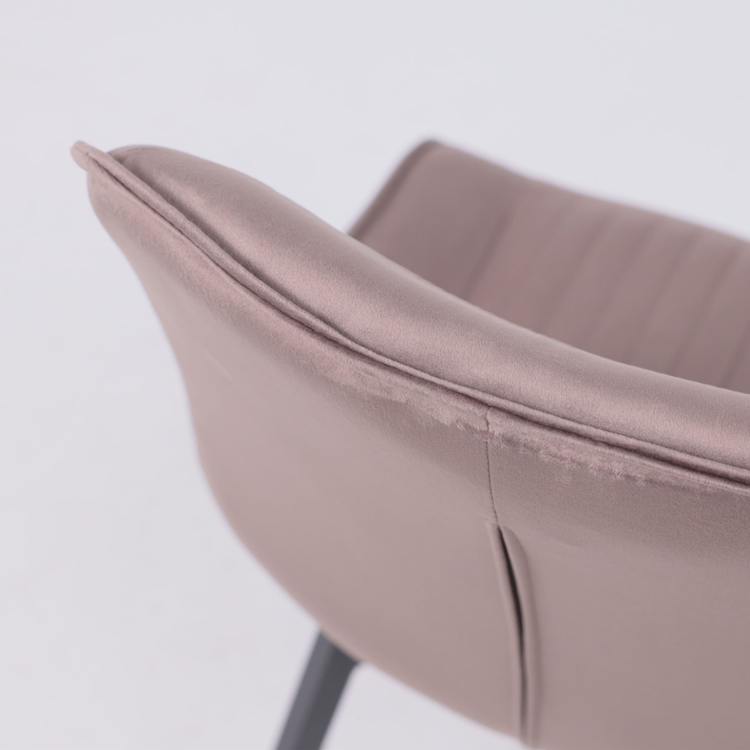 Стул Devis, бежевый велюр Bluvel 38/черный