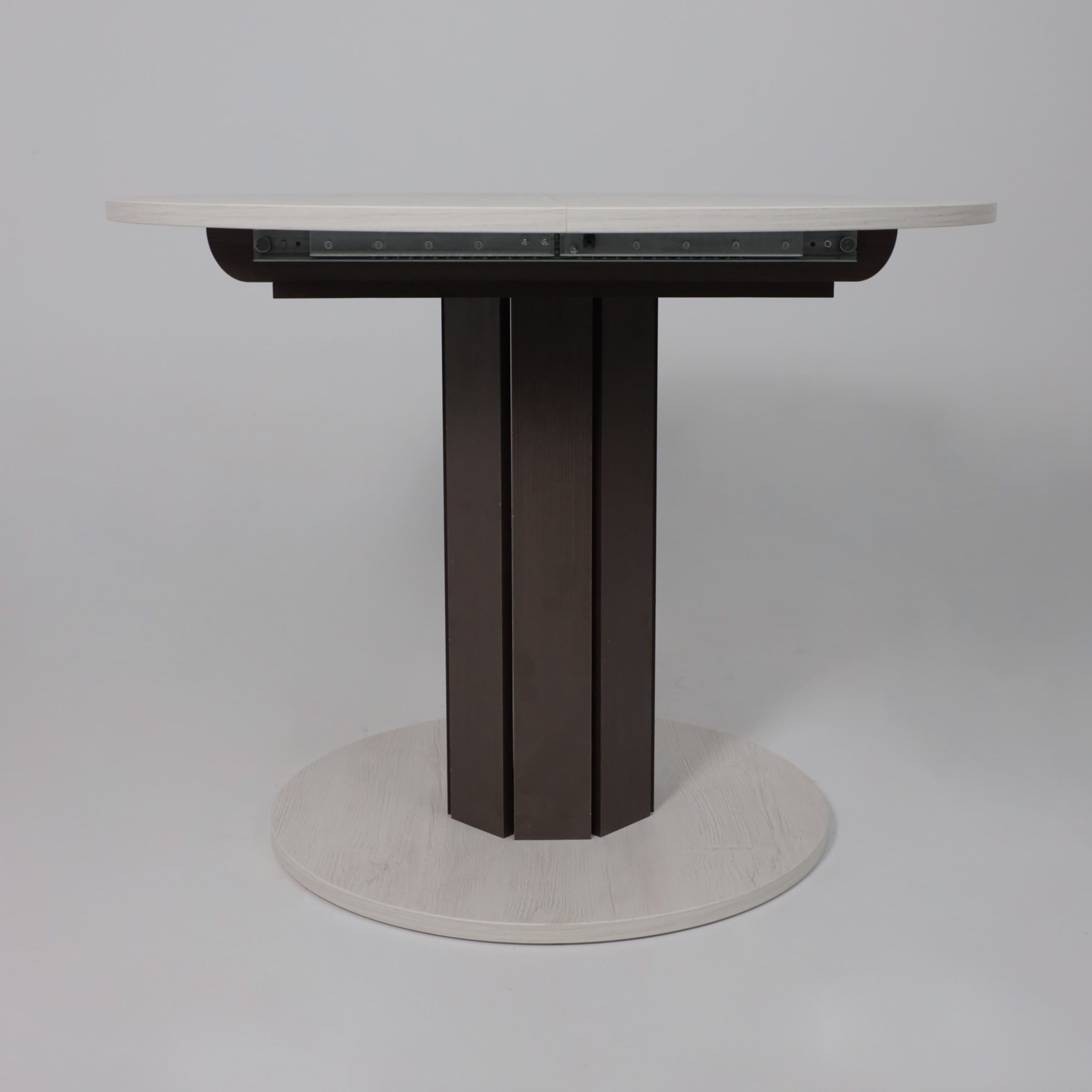 Стол раздвижной на опоре ONTARIO,1000(1300)*760*1000, (сосна каньон/коричневый)