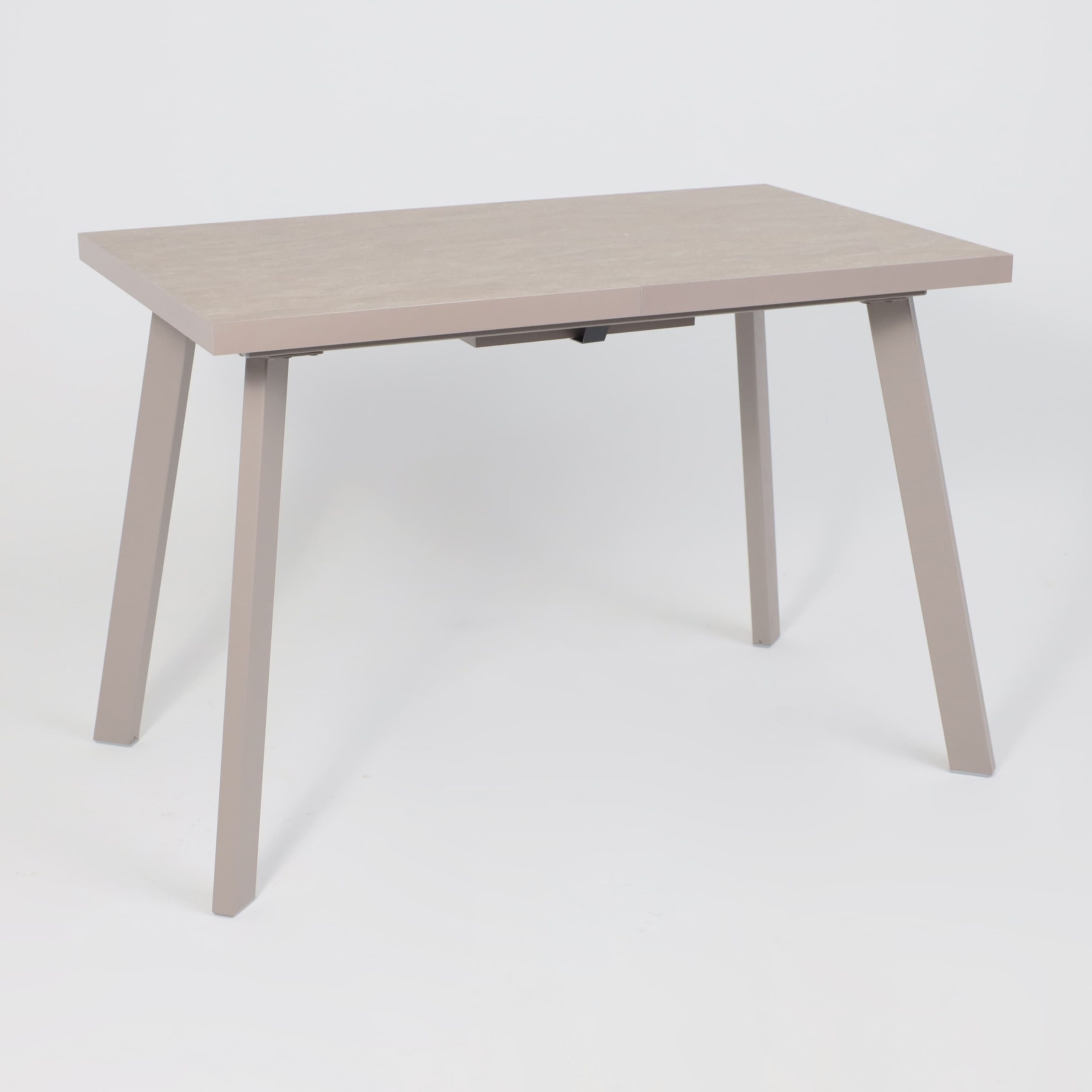 Стол BORG-110, раздвижной 110(142)х70, Бежевый камень-HPL/Капучино