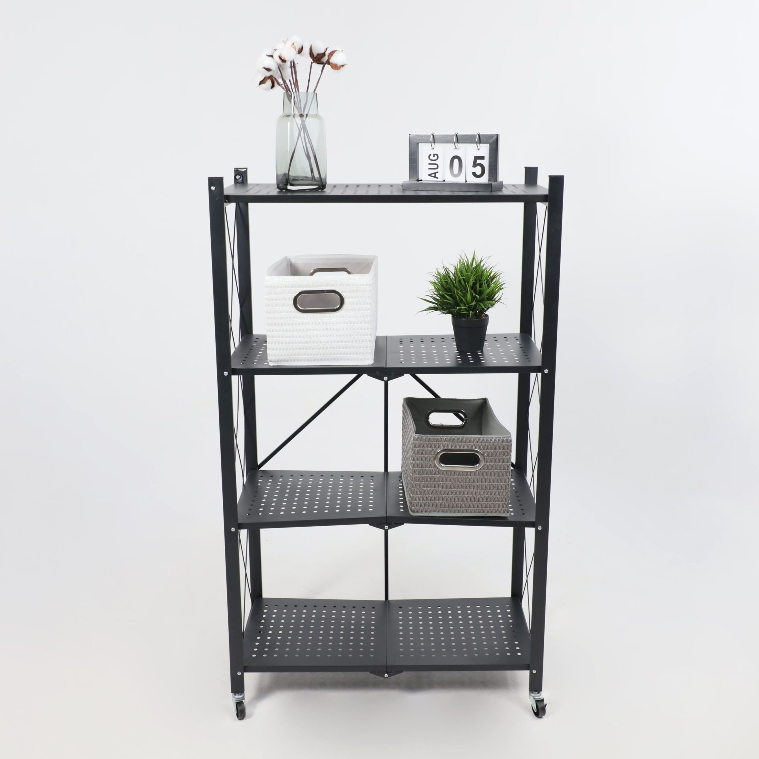 Стеллаж INFINITY, 700*340*1230мм, черный