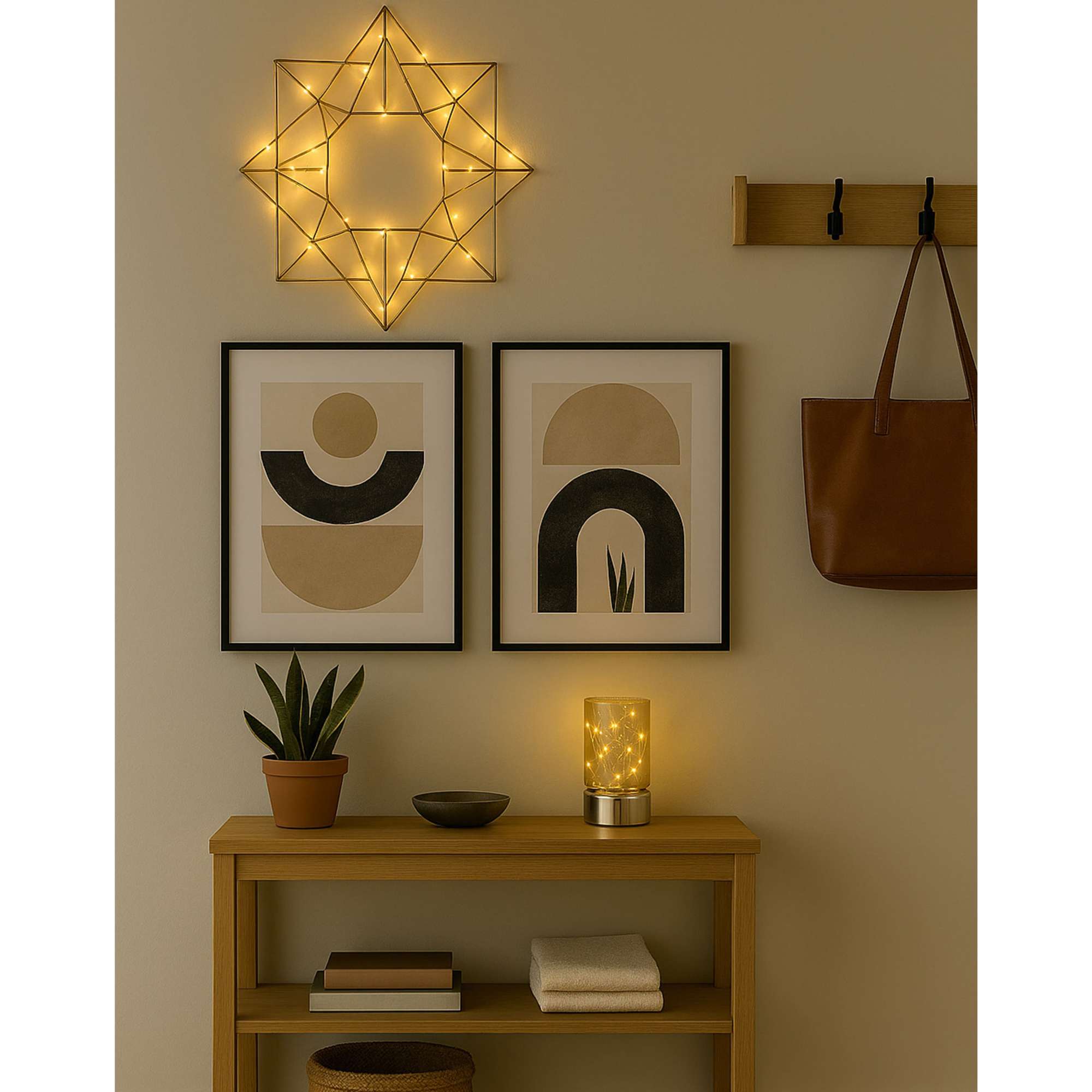 Светодиодный декор AKS тип 5 ( Солнце 35.5х5х35см 26LED, 3АА )